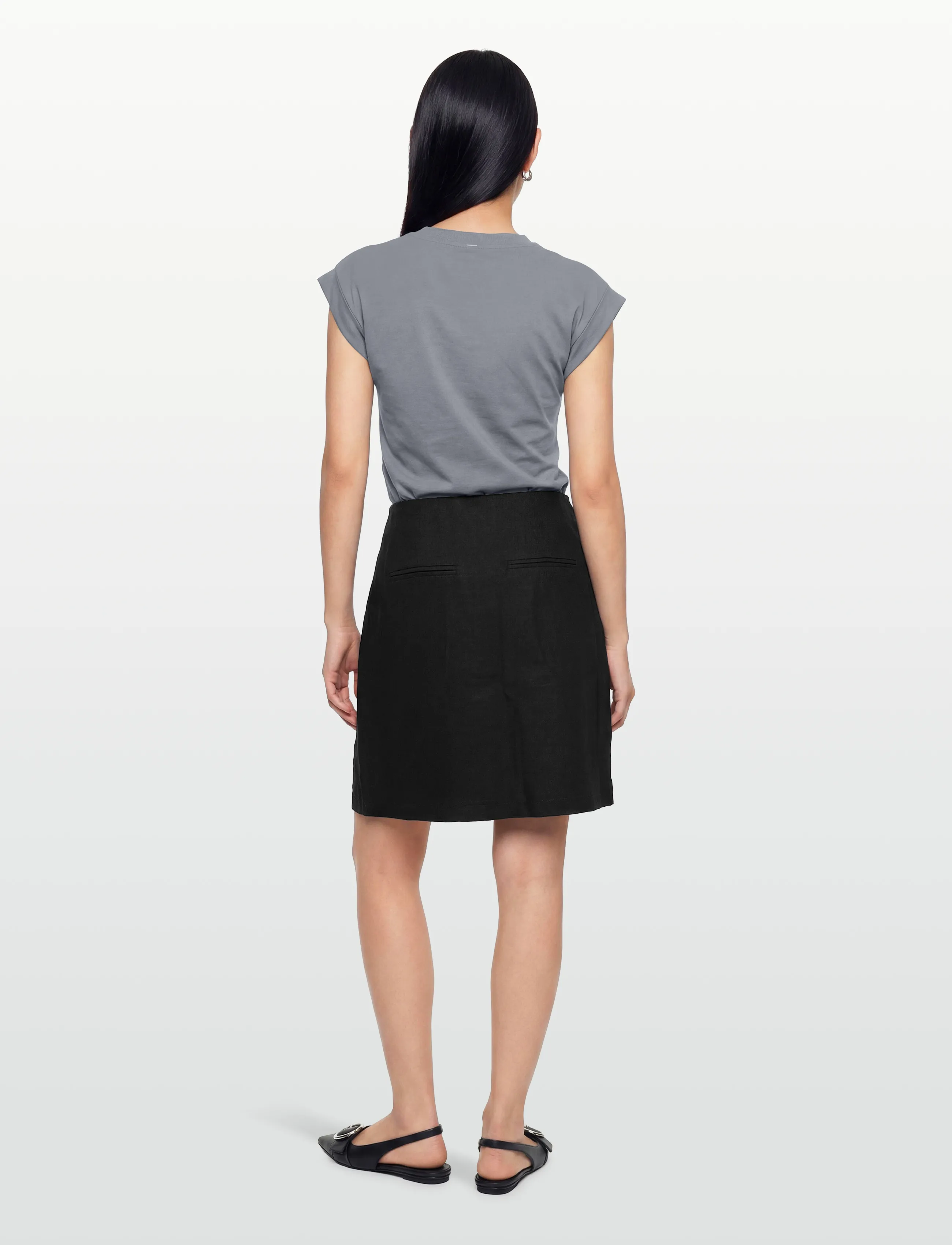 ROUGE EDIT - ROUSUMMER HW SHORT SKIRT - wickelröcke - meteorite - 5