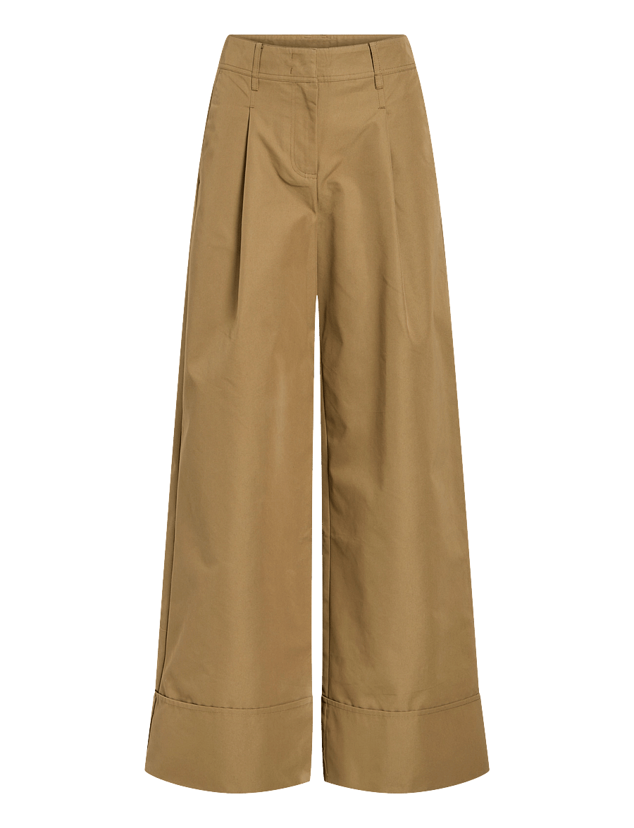 ROUGE EDIT - ROUFRANCIE RW WF F/L TROUSER/3 - hosen mit weitem bein - gothic olive - 1