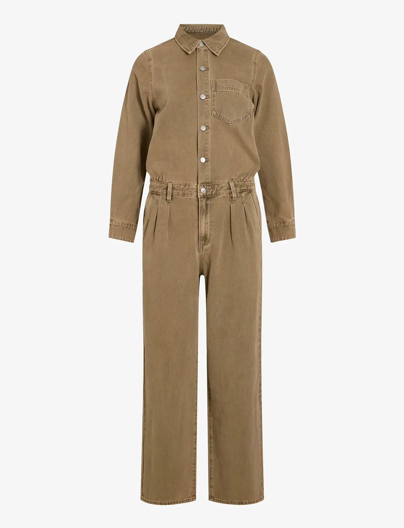 ROUGE EDIT - ROUJOLIE LS DENIM JUMPSUIT - buksedragter - petrified oak - 0