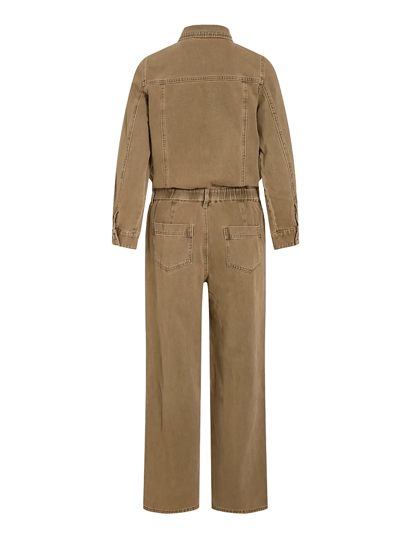 ROUGE EDIT - ROUJOLIE LS DENIM JUMPSUIT - buksedragter - petrified oak - 1