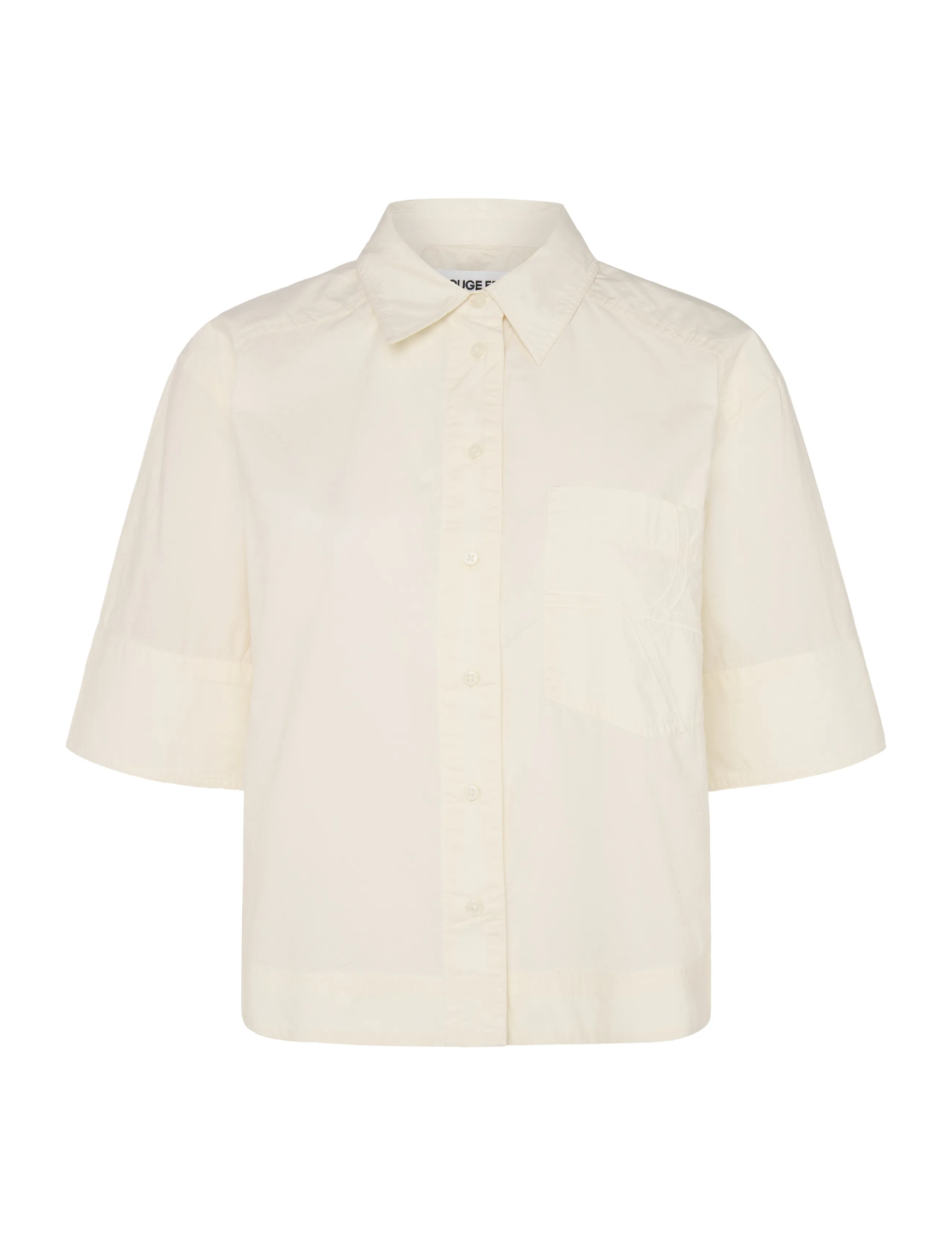 ROUGE EDIT - ROUNETTY 2/4 SHIRT - kortärmade skjortor - birch - 0
