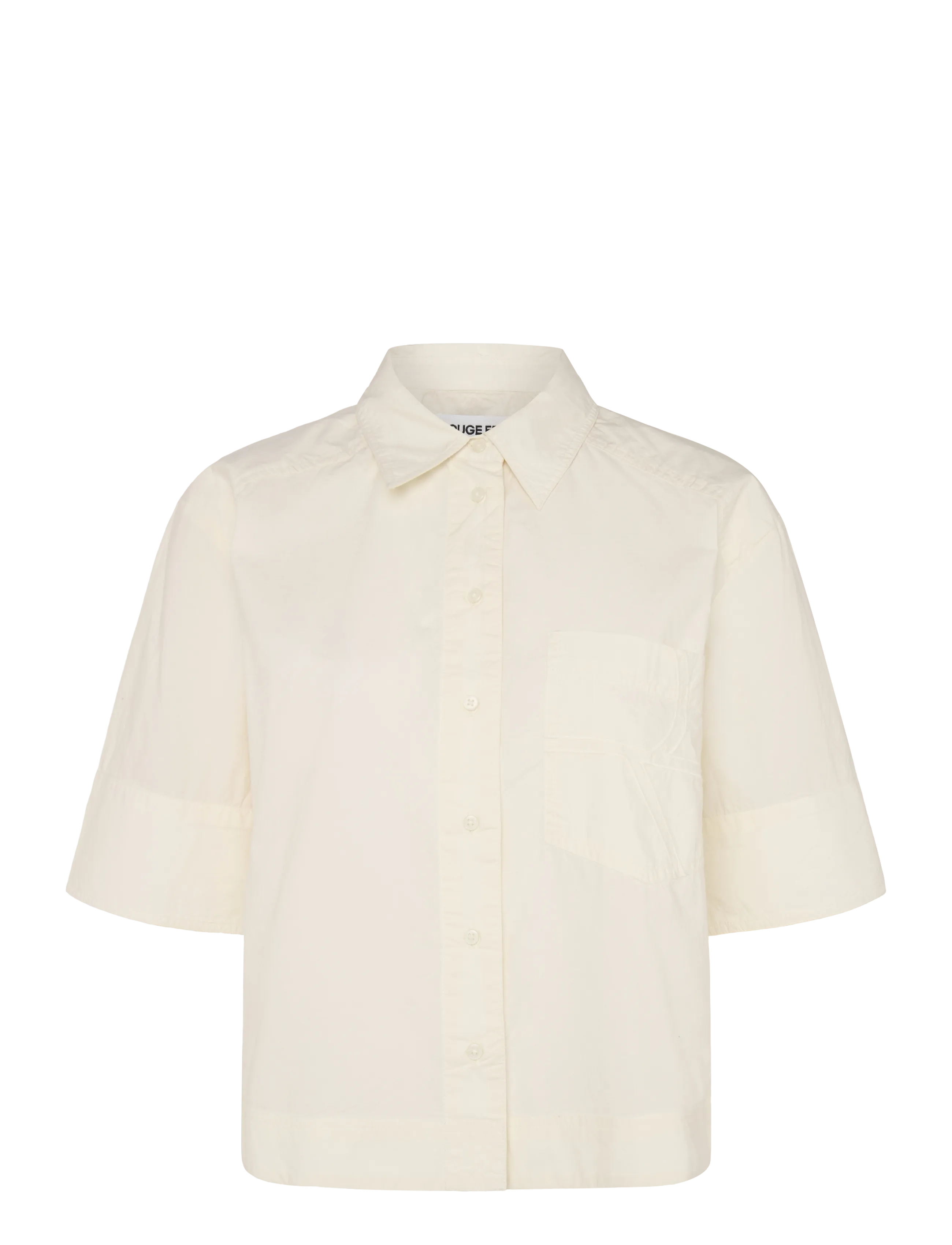ROUGE EDIT - ROUNETTY 2/4 SHIRT - kurzärmlige hemden - birch - 1