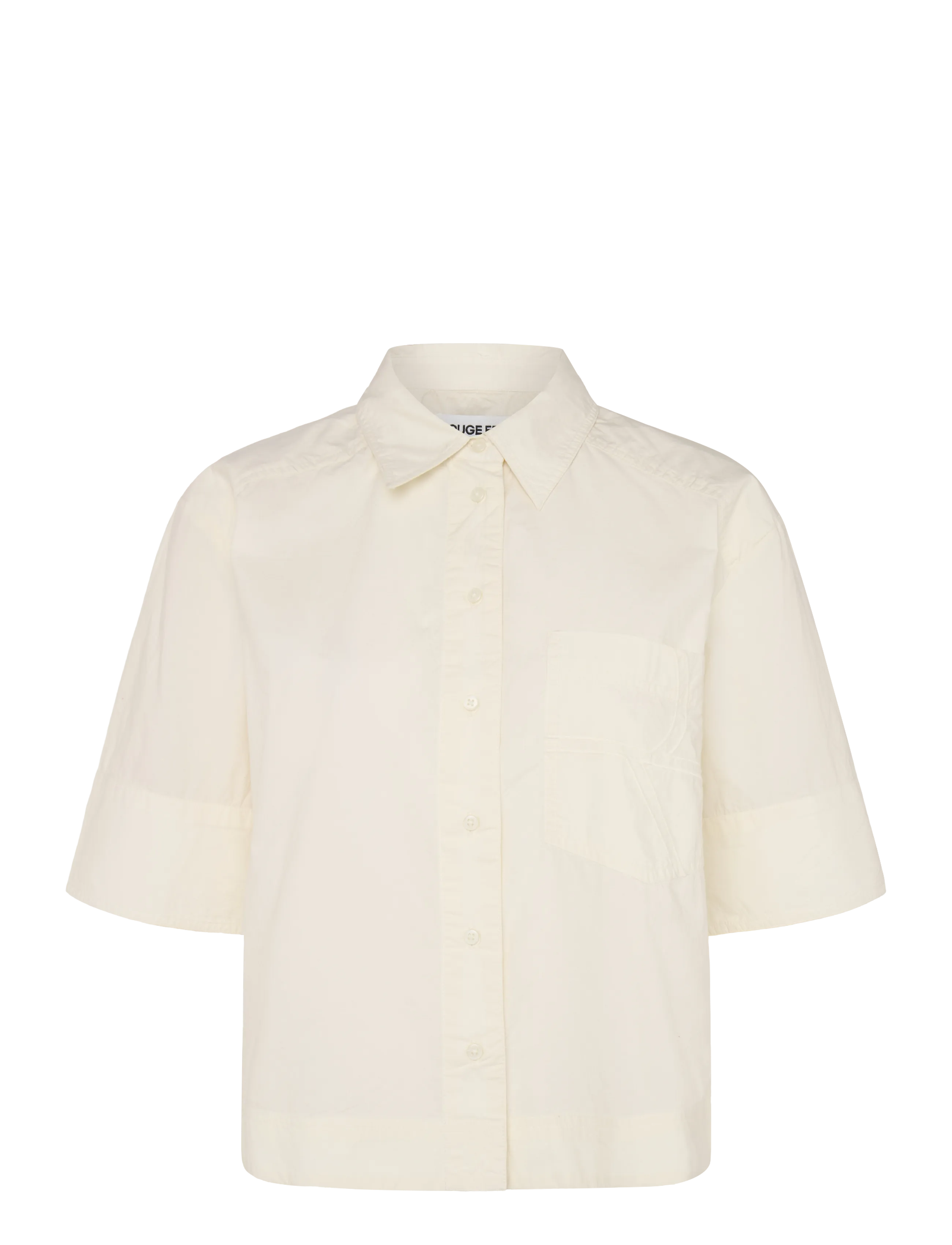 ROUGE EDIT - ROUNETTY 2/4 SHIRT - kurzärmlige hemden - birch - 3