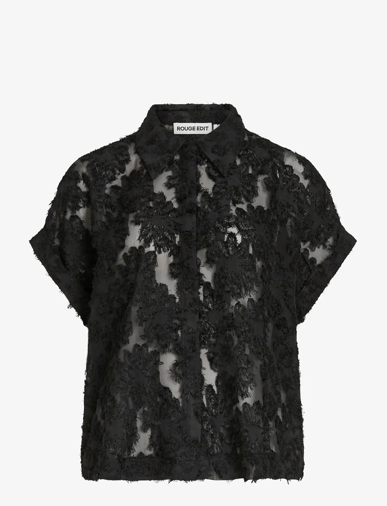 ROUGE EDIT - ROUKYOTO S/S SHIRT/2 - kortærmede skjorter - meteorite - 1