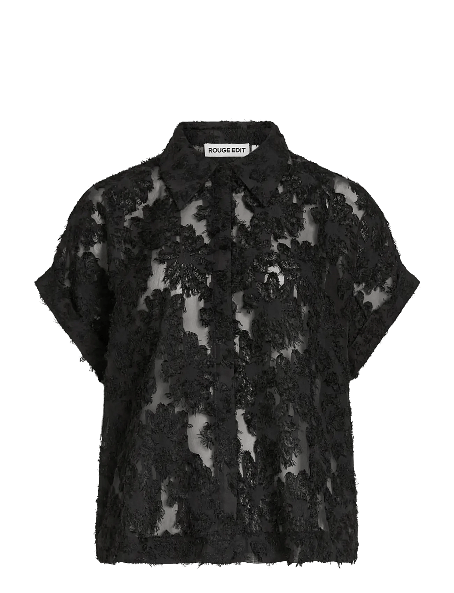 ROUGE EDIT - ROUKYOTO S/S SHIRT/2 - lühikeste varrukatega särgid - meteorite - 1