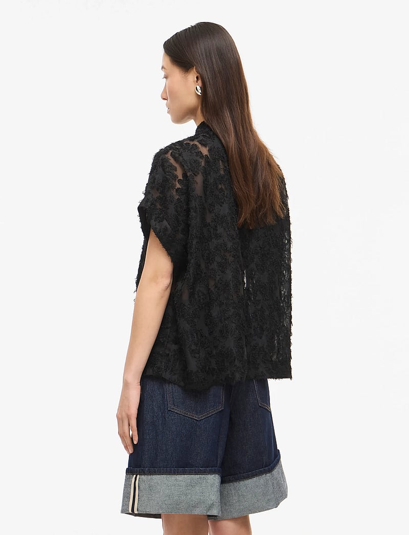 ROUGE EDIT - ROUKYOTO S/S SHIRT/2 - kortærmede skjorter - meteorite - 3