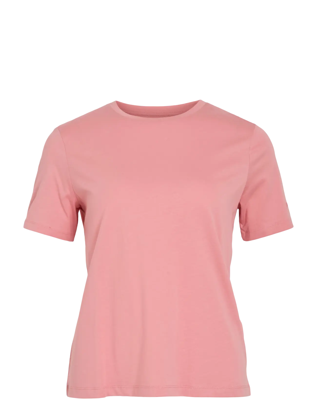 ROUGE EDIT ROUPIMA SS EMB. O-NECK TEE - ROUGE EDIT - PEACH BLOSSOM / pink/rose