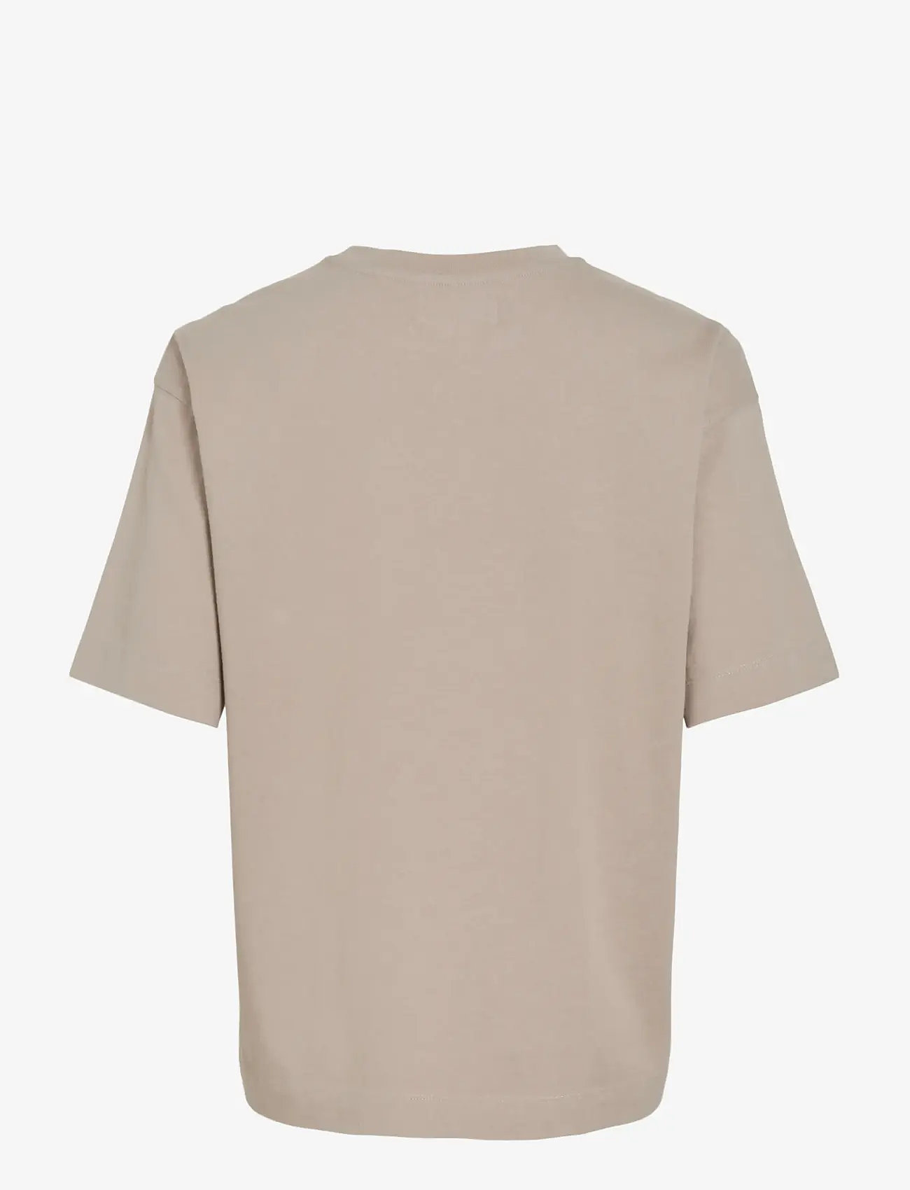 ROUGE EDIT - ROUNELLA 2/4 O-NECK OVERSIZED TEE - t-shirts - dove - 2