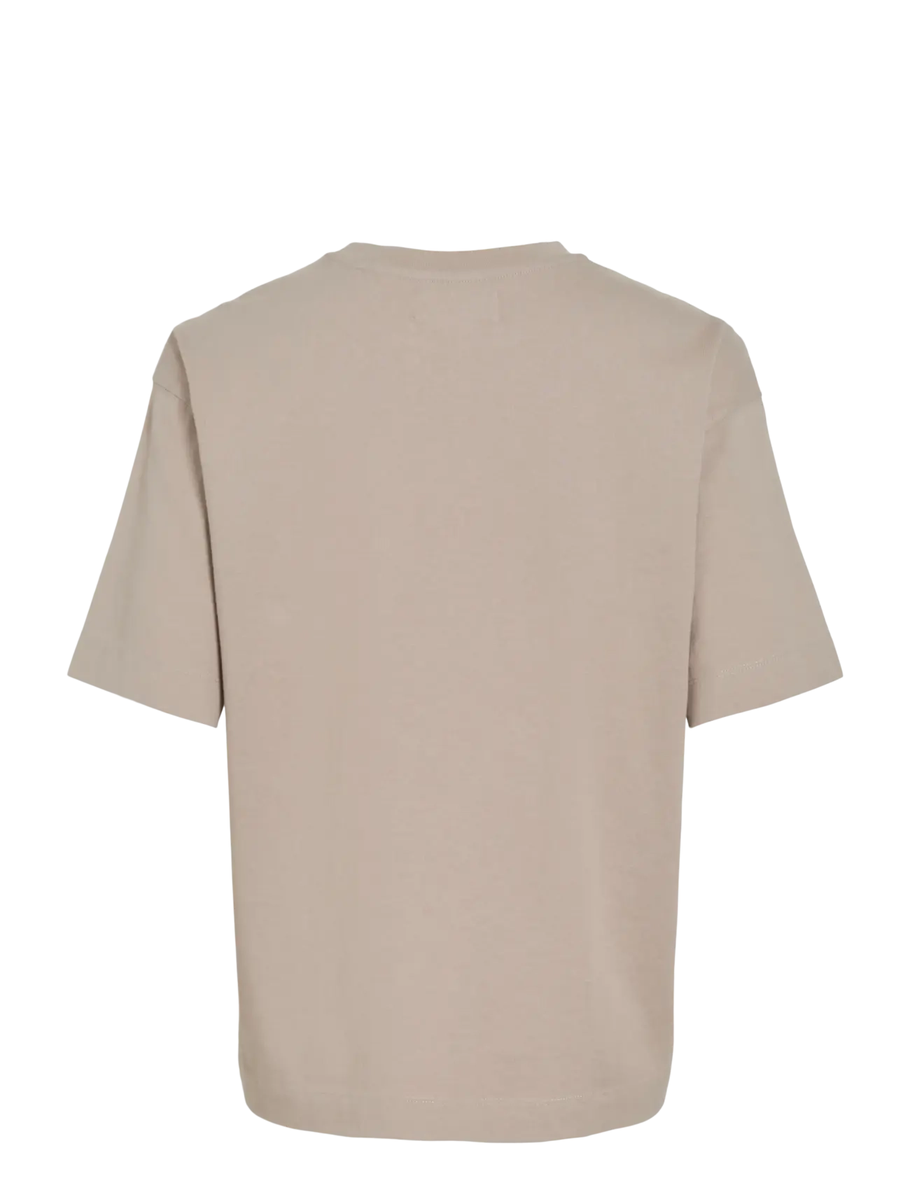 ROUGE EDIT - ROUNELLA 2/4 O-NECK OVERSIZED TEE - alhaisimmat hinnat - dove - 2