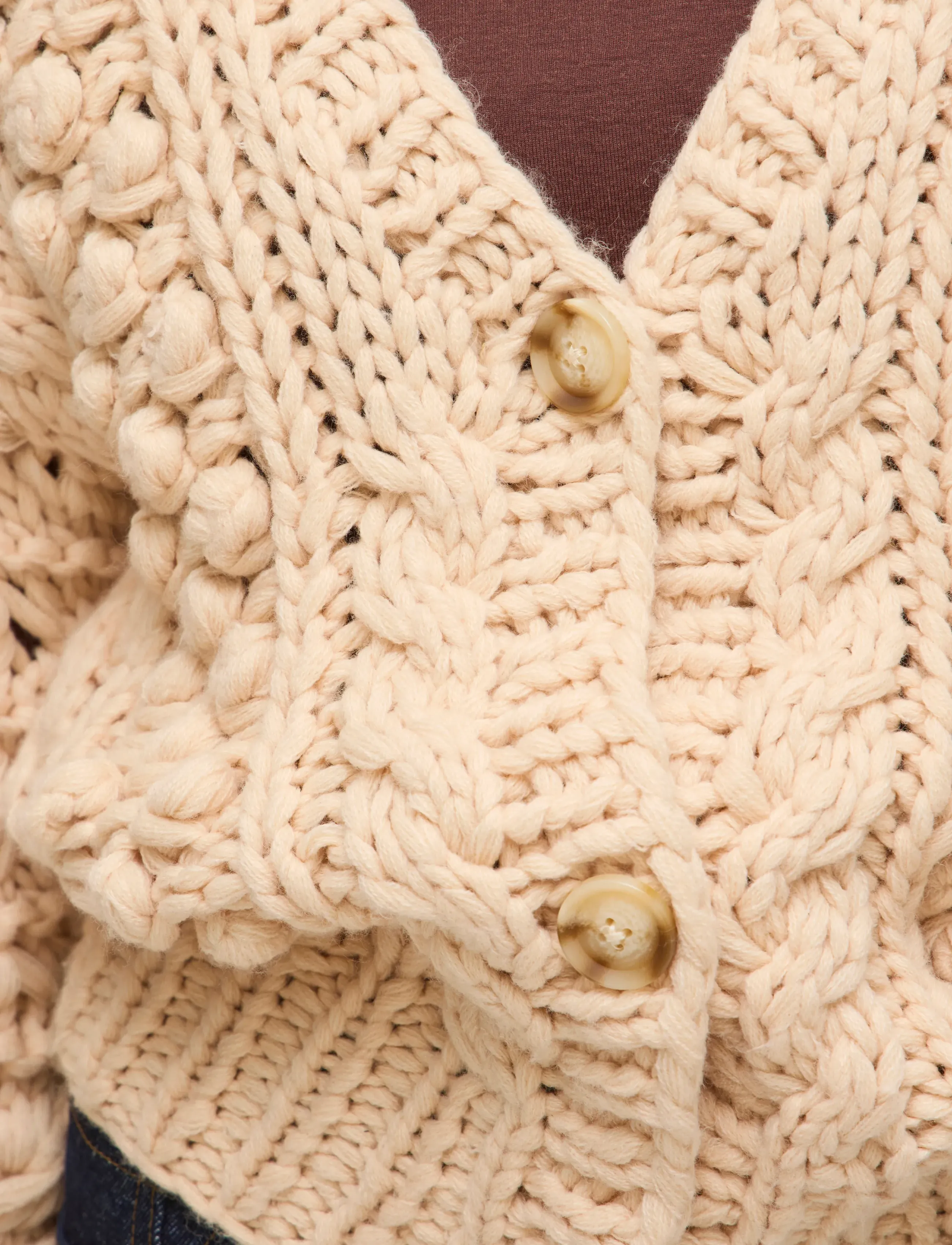 Rouamelia Ls V-Neck Cardigan 4