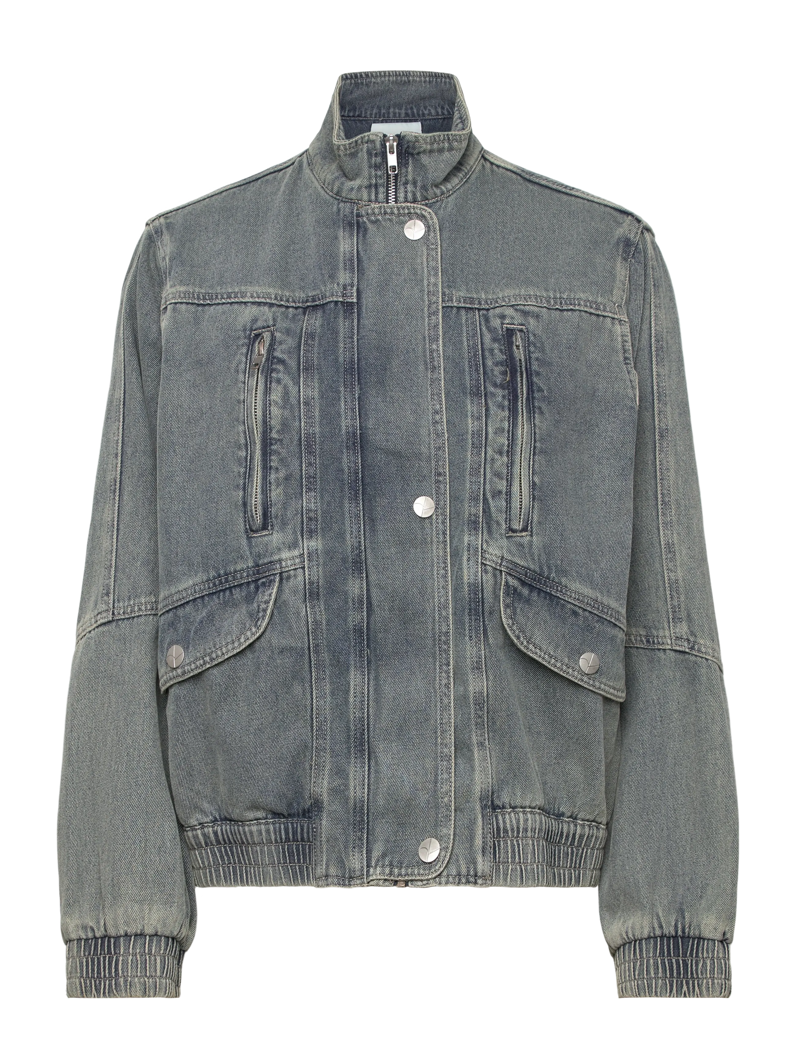 ROUGE EDIT ROUVIVIAN L/S DENIM JACKET/PF - Denimtøj - LIGHT BLUE DENIM / blue