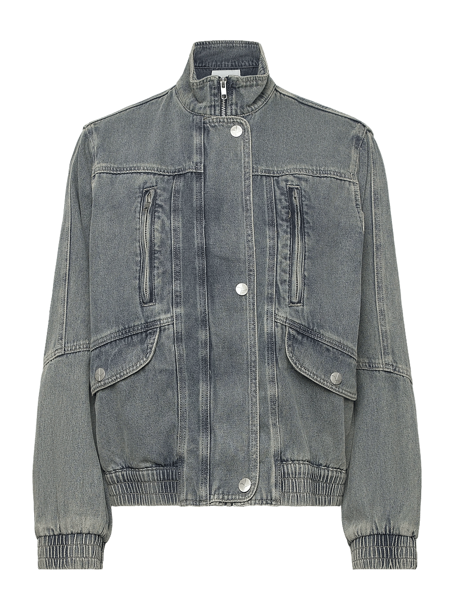 ROUGE EDIT - ROUVIVIAN L/S DENIM JACKET/PF - kevadjoped - light blue denim - 1