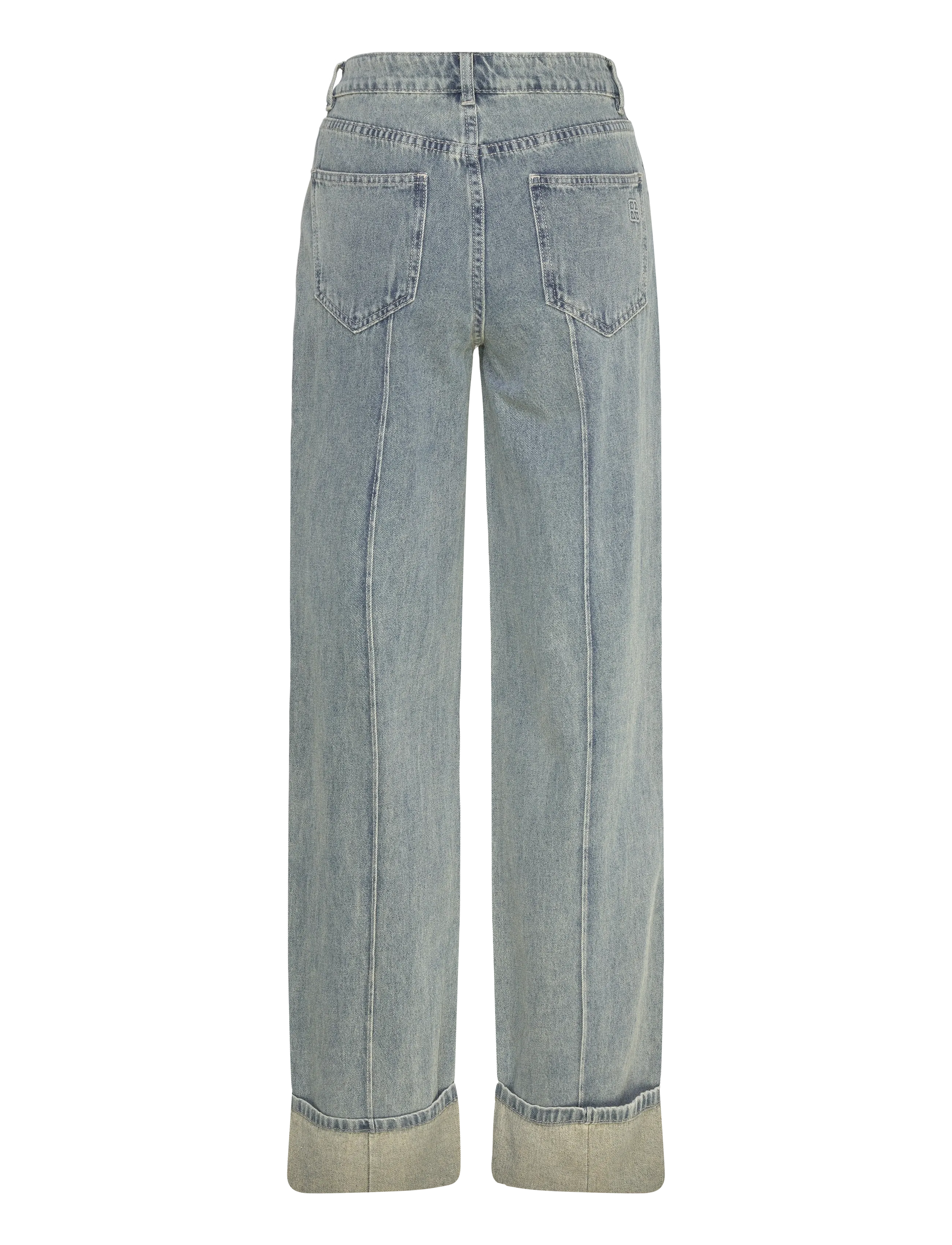 ROUGE EDIT - ROUVIVIAN RW F/L W/F JEANS - hosen mit weitem bein - light blue denim - 2