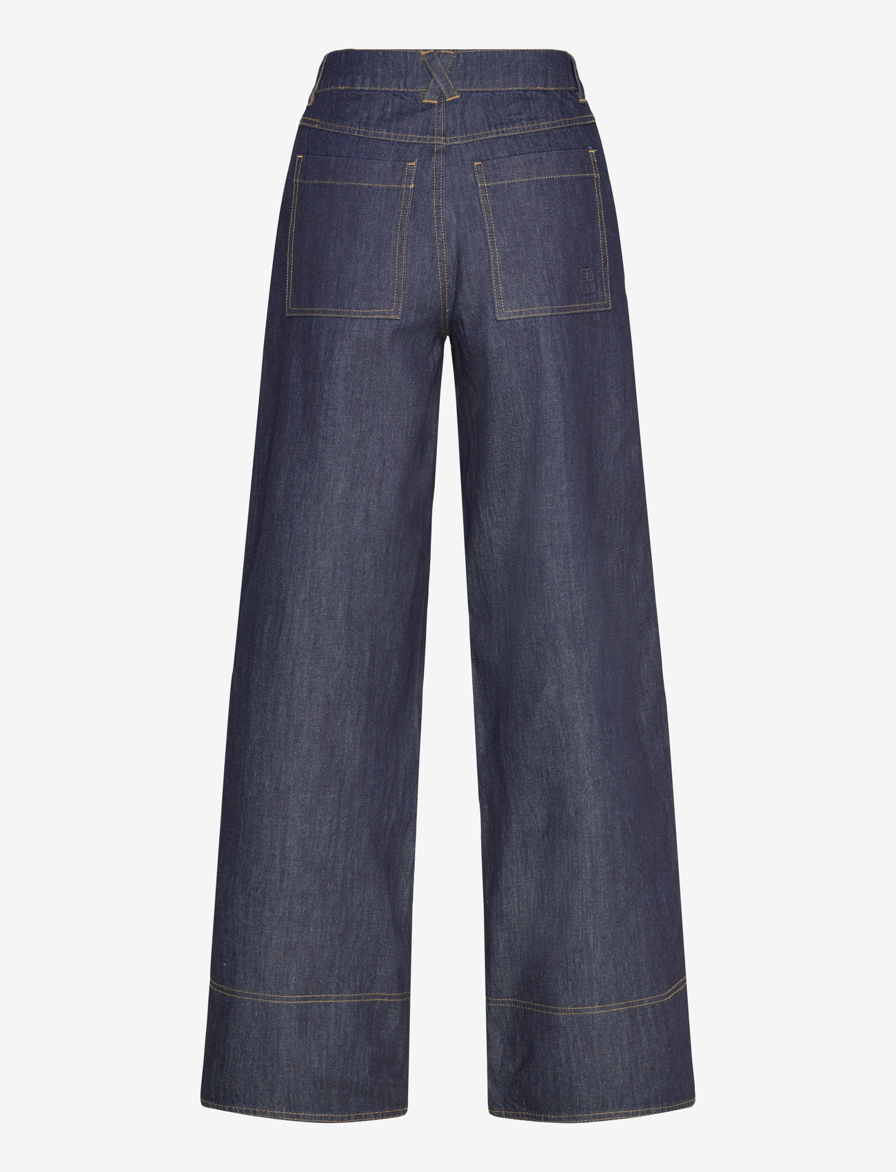 ROUGE EDIT - ROUBRIXTON RW F/L JEANS - wide leg jeans - dark blue denim - 2