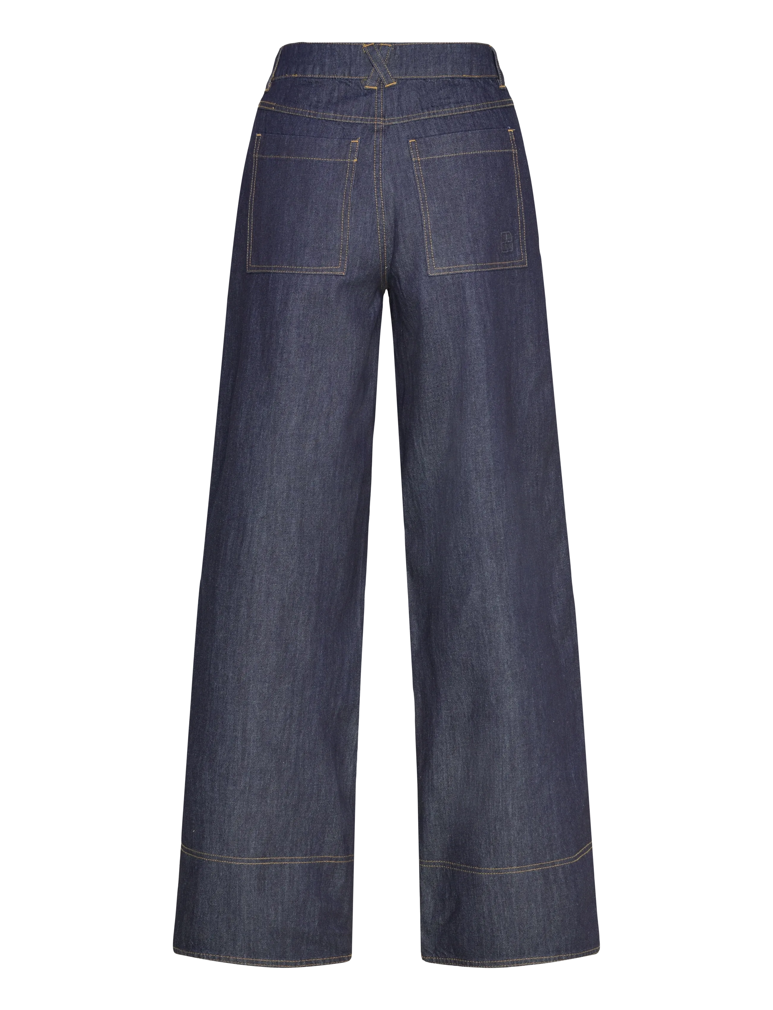ROUGE EDIT - ROUBRIXTON RW F/L JEANS - brede jeans - dark blue denim - 2