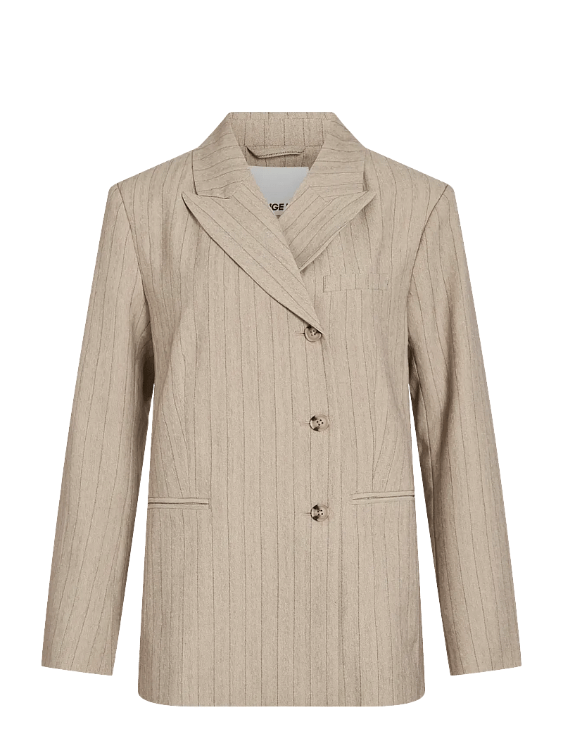 ROUGE EDIT - ROUSAGA L/S DB BLAZER - dobbeltradede blazere - feather gray - 1