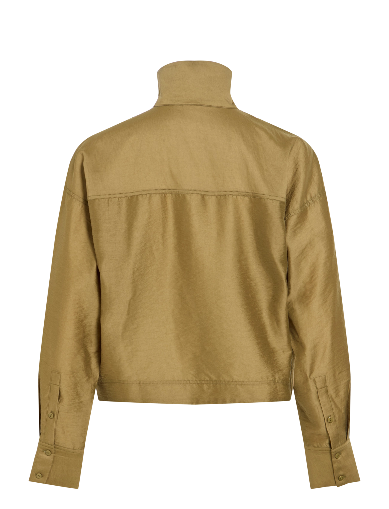 ROUGE EDIT - ROUSTINA L/S HIGH NECK SHIRT/1 - gothic olive - 2