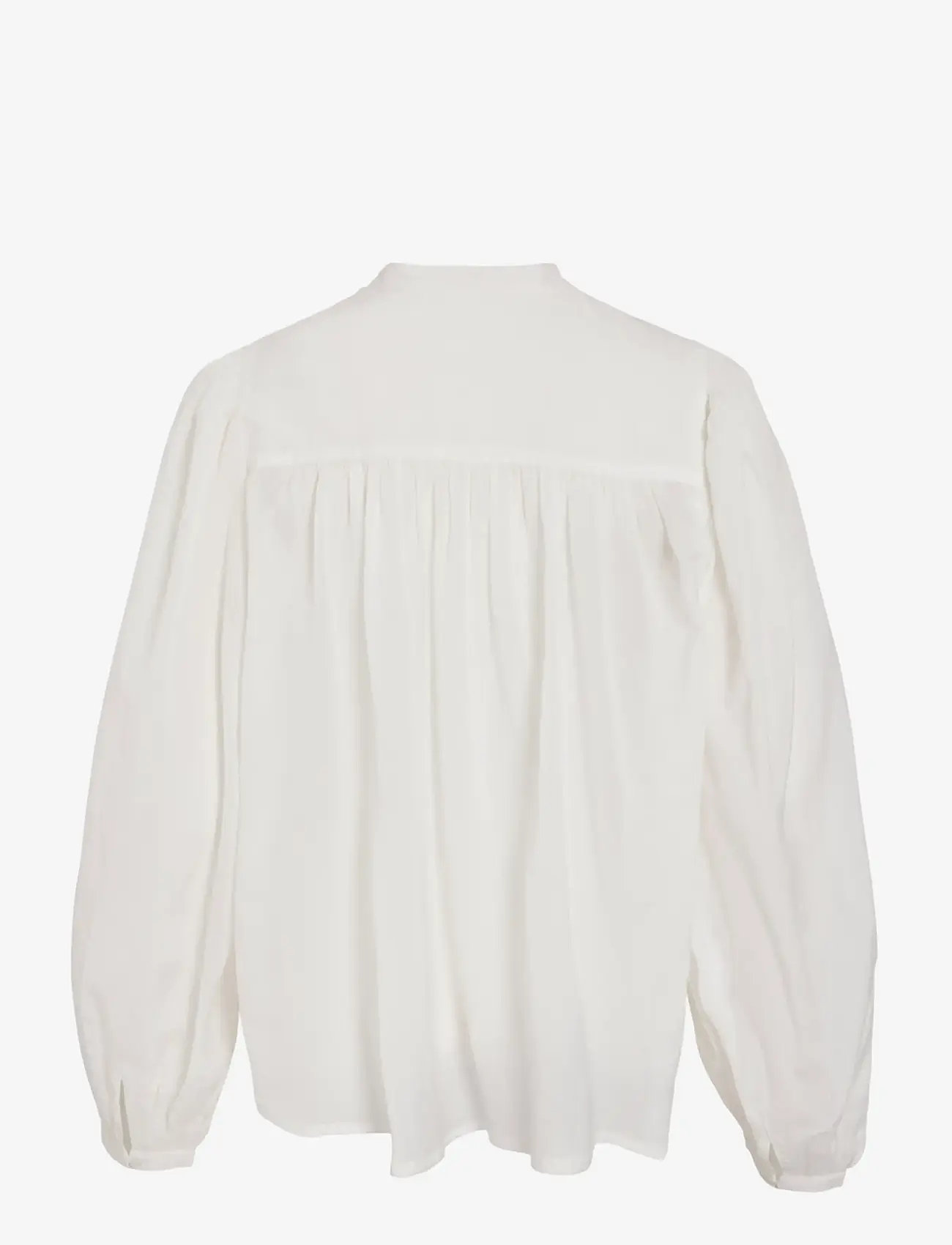 ROUGE EDIT - ROUSALLY L/S CHINA COLLAR SHIRT - langærmede skjorter - cloud dancer - 2