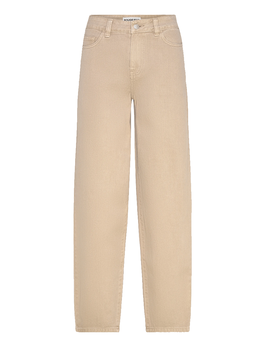 ROUGE EDIT - ROUNOMA RW S/F F/L JEANS - jeans barrel - feather gray - 1
