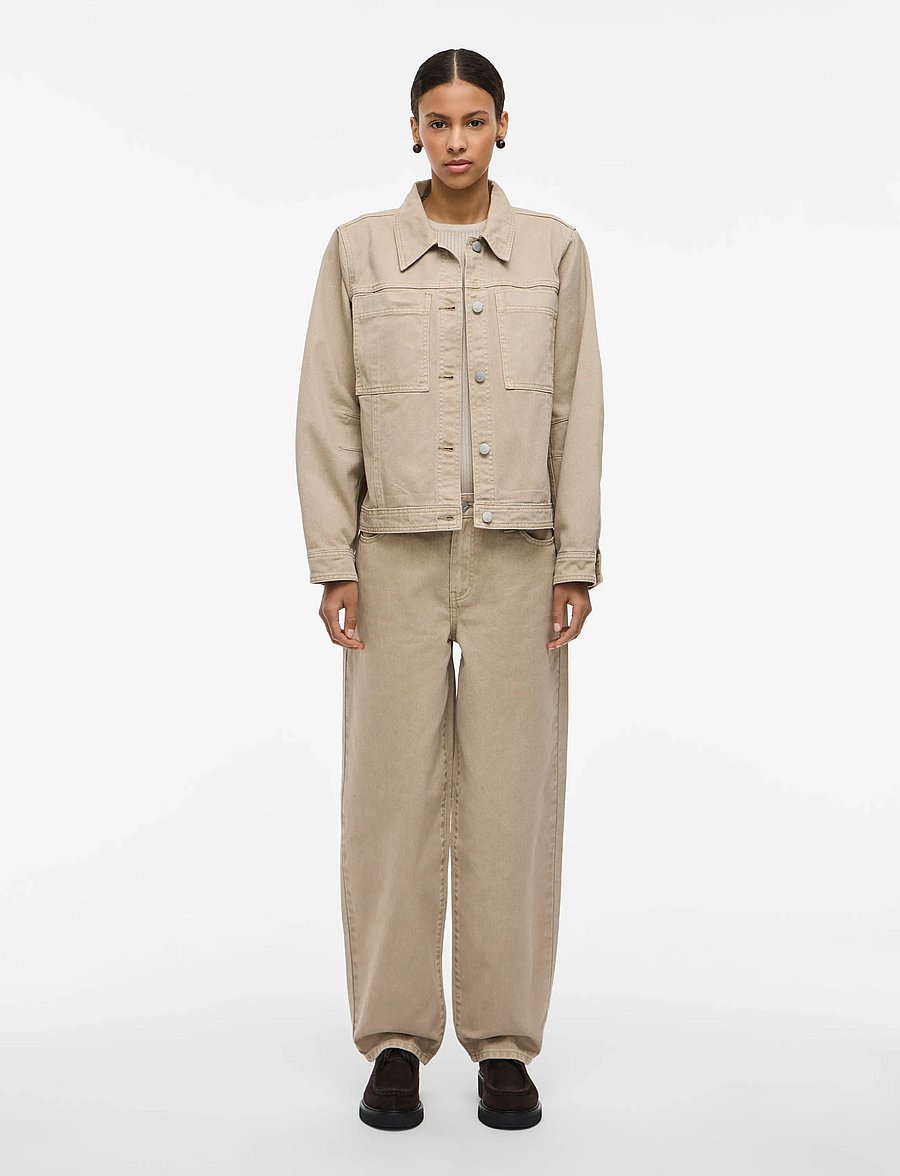 ROUGE EDIT - ROUNOMA RW S/F F/L JEANS - jeans barrel - feather gray - 3