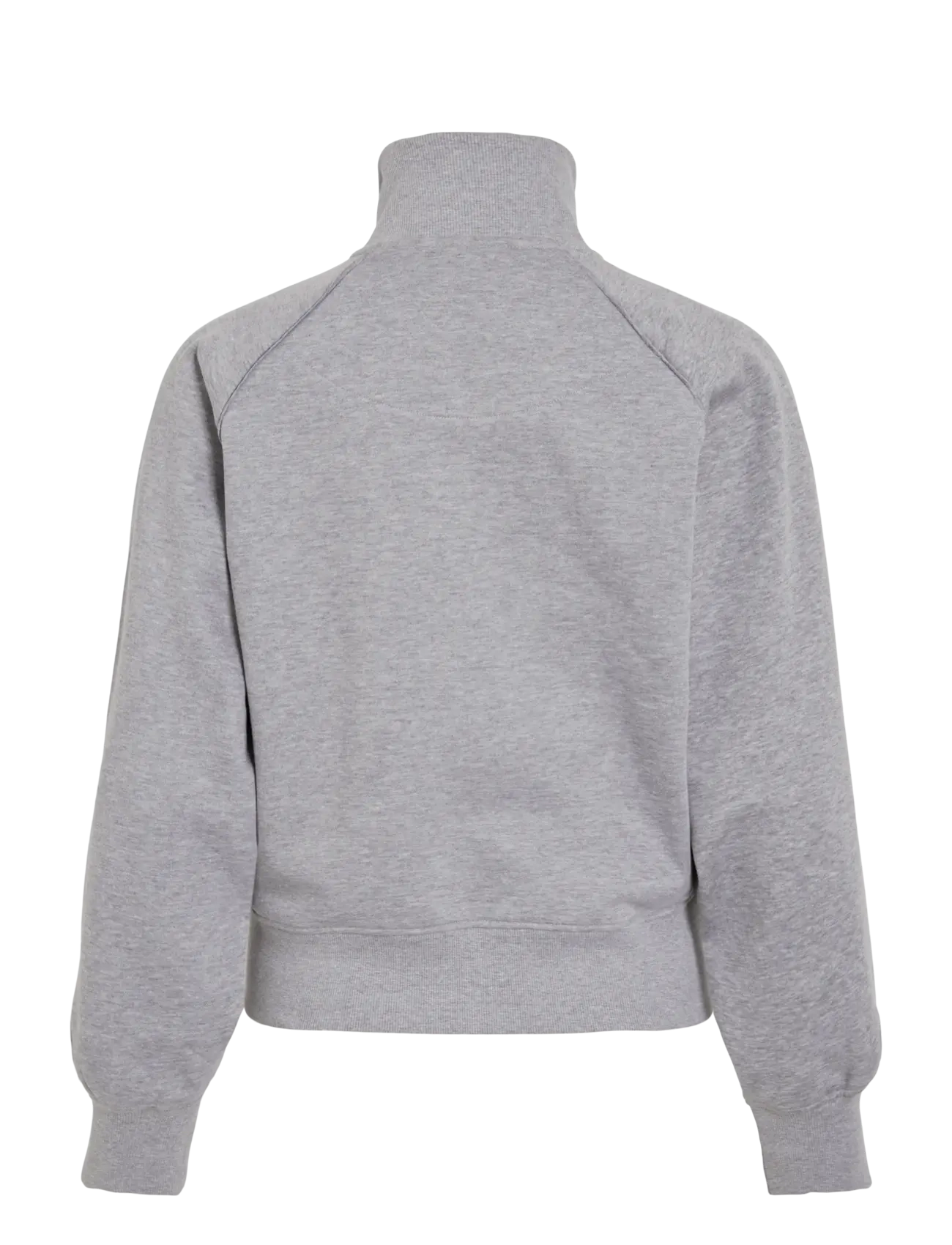 ROUGE EDIT - ROUYORK L/S HIGH NECK ZIPPER SWEAT - kampsunid ja vahekihid - light grey melange - 2