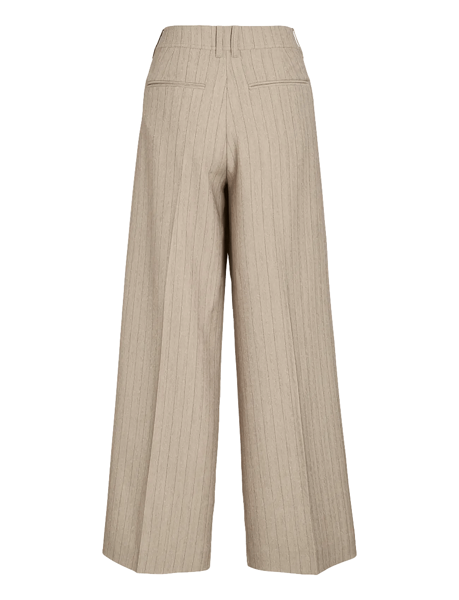 ROUGE EDIT - ROUSAGA RW W/F F/L TROUSER - hosen mit weitem bein - feather gray - 2