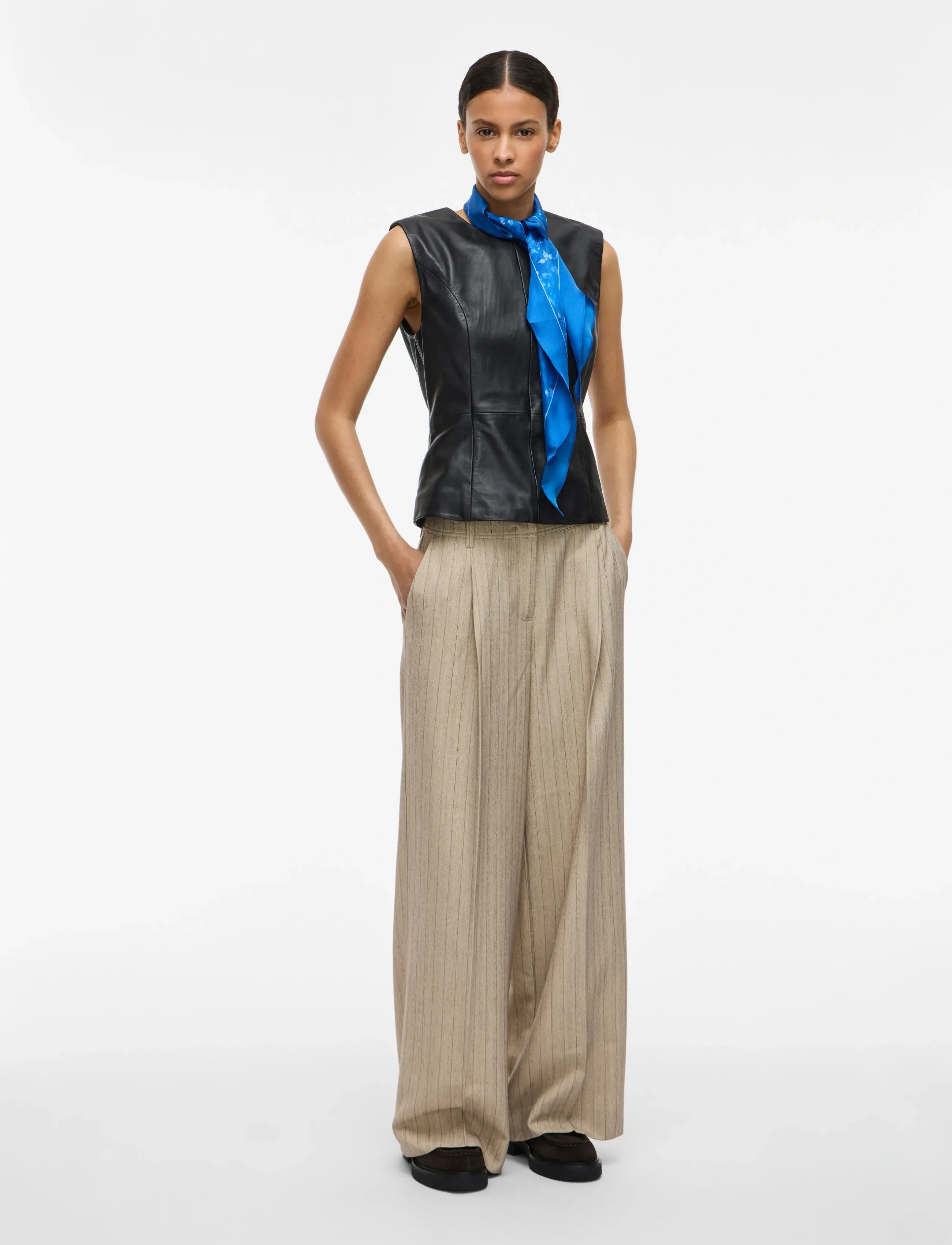 ROUGE EDIT ROUSAGA RW W/F F/L TROUSER - ROUGE EDIT - FEATHER GRAY / grey