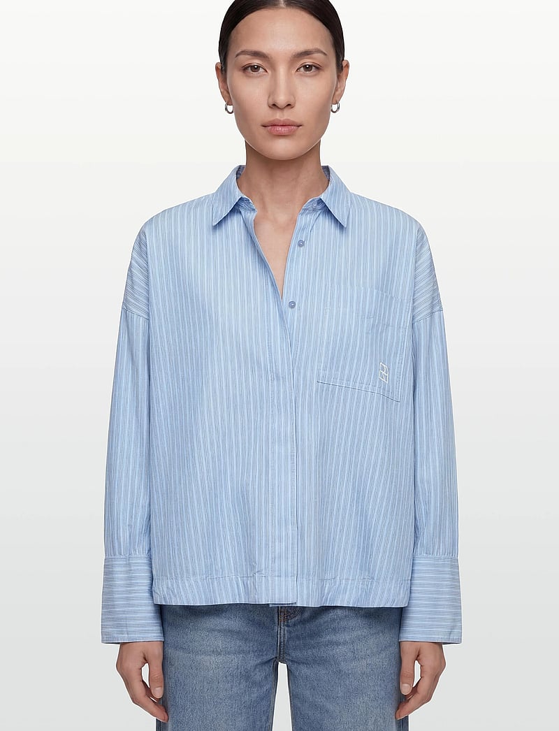 ROUGE EDIT - ROUINGRID L/S OVERSIZED SHIRT - langærmede skjorter - clear sky - 3