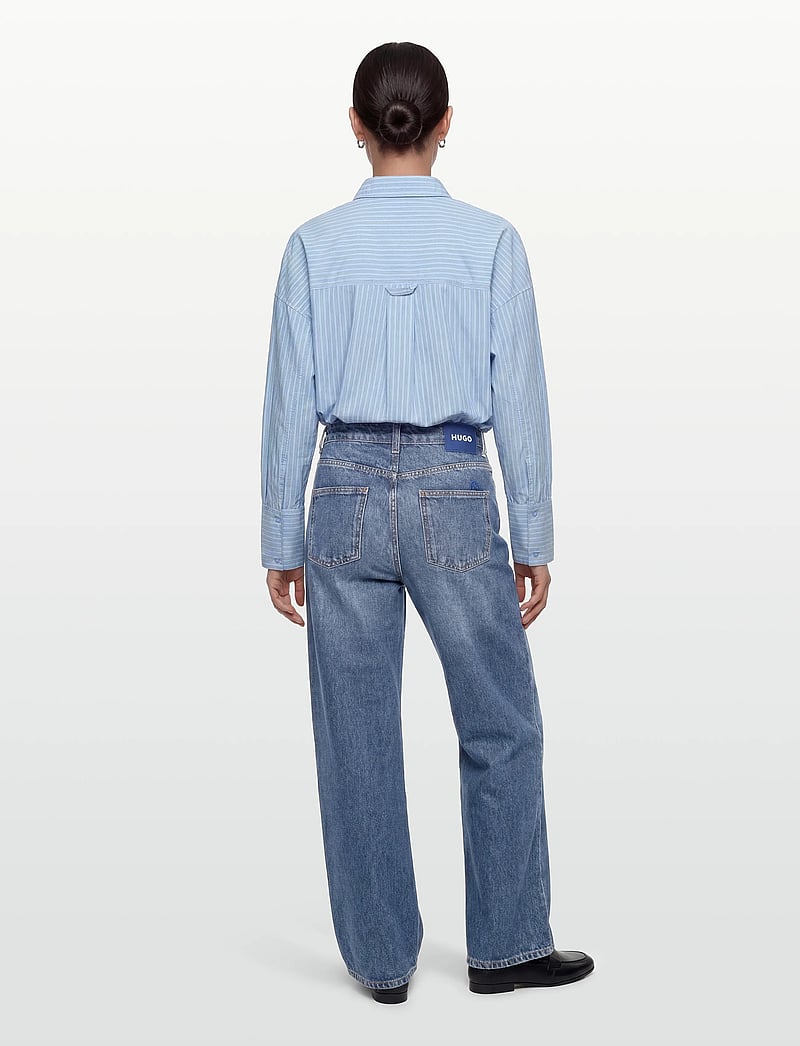 ROUGE EDIT - ROUINGRID L/S OVERSIZED SHIRT - langærmede skjorter - clear sky - 4