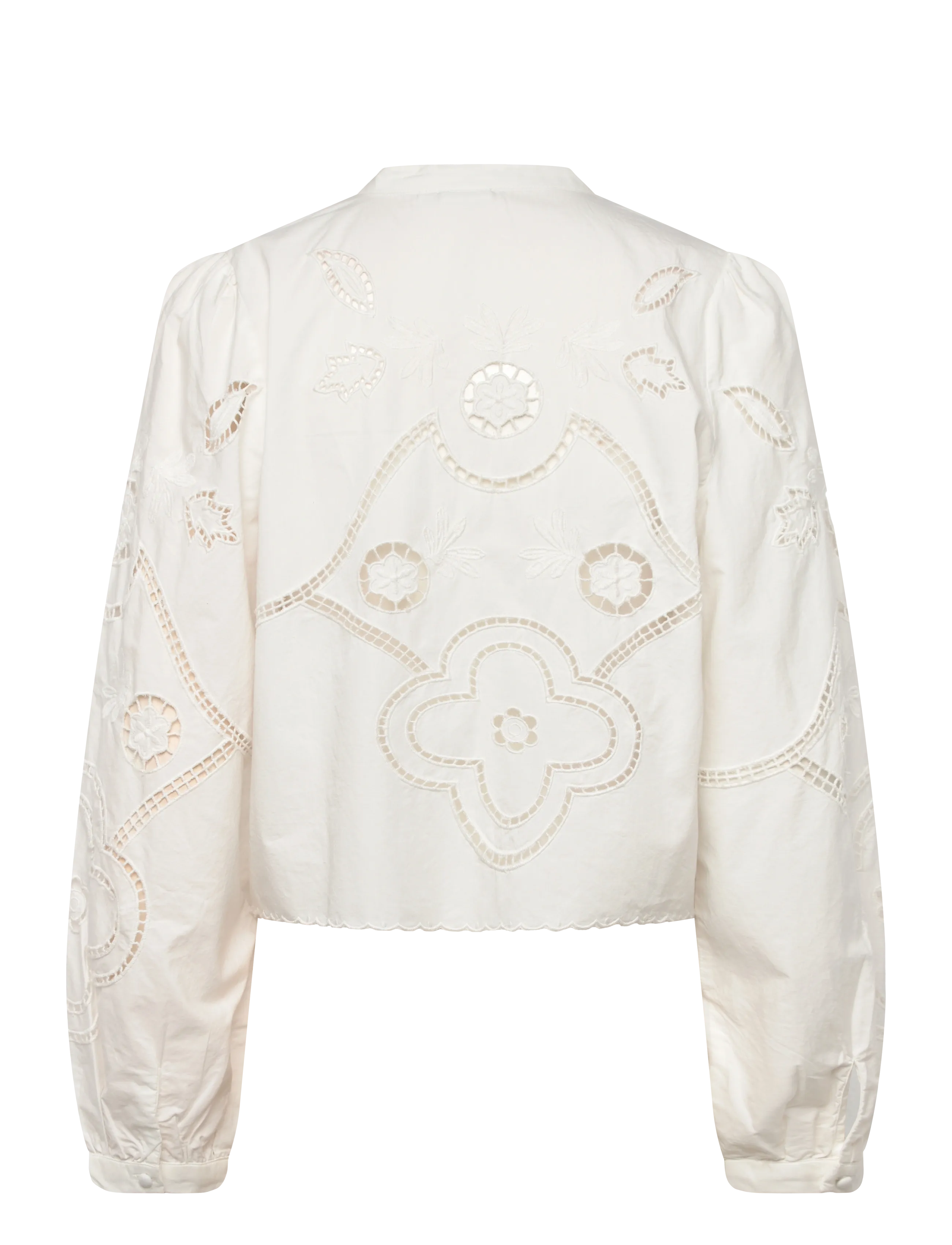 ROUGE EDIT - ROUCARIN L/S O-NECK TOP/PF/1 - langärmlige hemden - cloud dancer - 2