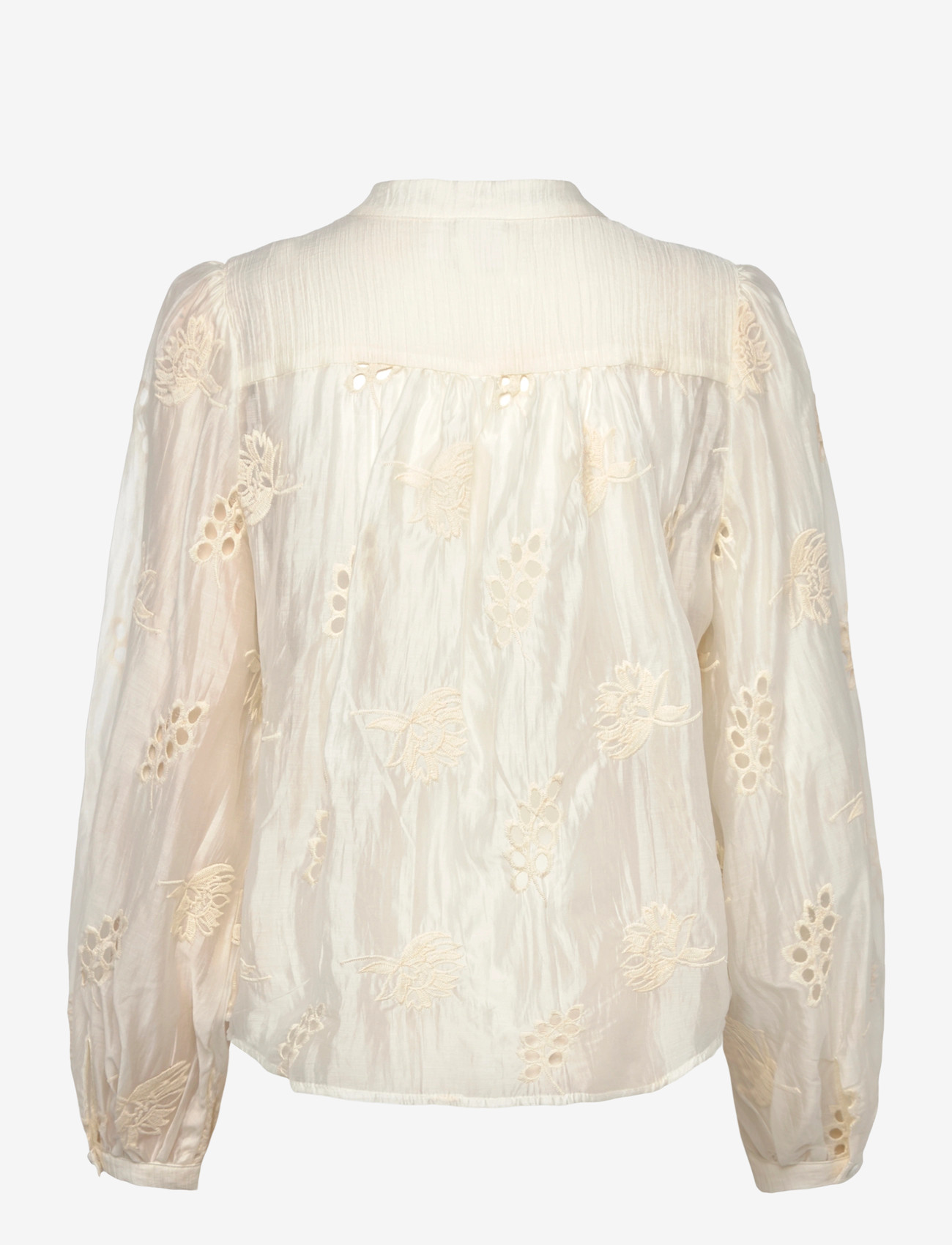 ROUGE EDIT - ROUDORA L/S V-NECK SHIRT - langærmede bluser - cloud dancer - 2