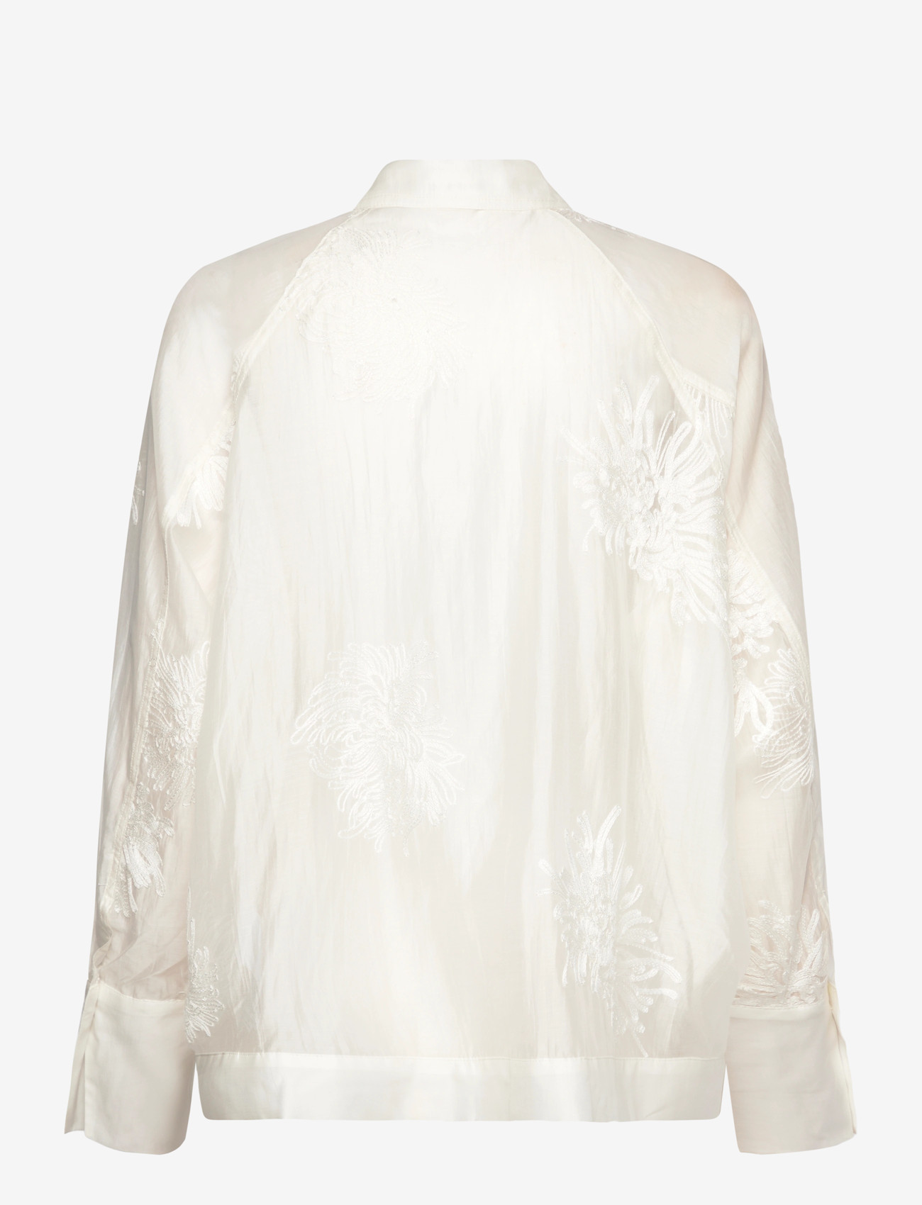 ROUGE EDIT - ROUVANNA L/S OVERSIZE SHIRT/2 - pikkade varrukatega särgid - cloud dancer - 1