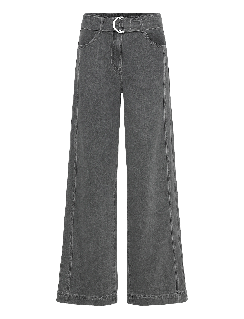 ROUGE EDIT - ROUASTA RW F/F WF JEANS - brede jeans - light grey denim - 0