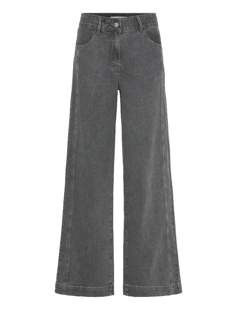 ROUGE EDIT - ROUASTA RW F/F WF JEANS - brede jeans - light grey denim - 2