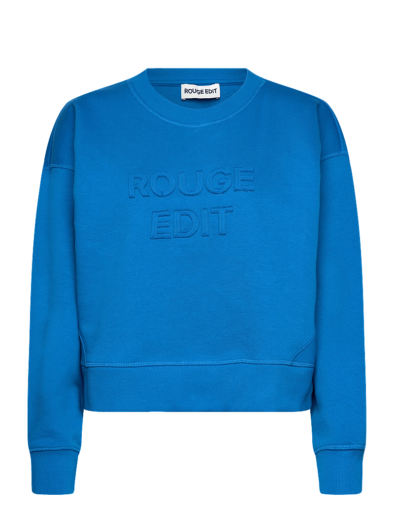 ROUGE EDIT - ROUFRIDA L/S O-NECK SWEAT/PF/1 - vardagsstil - directoire blue - 0