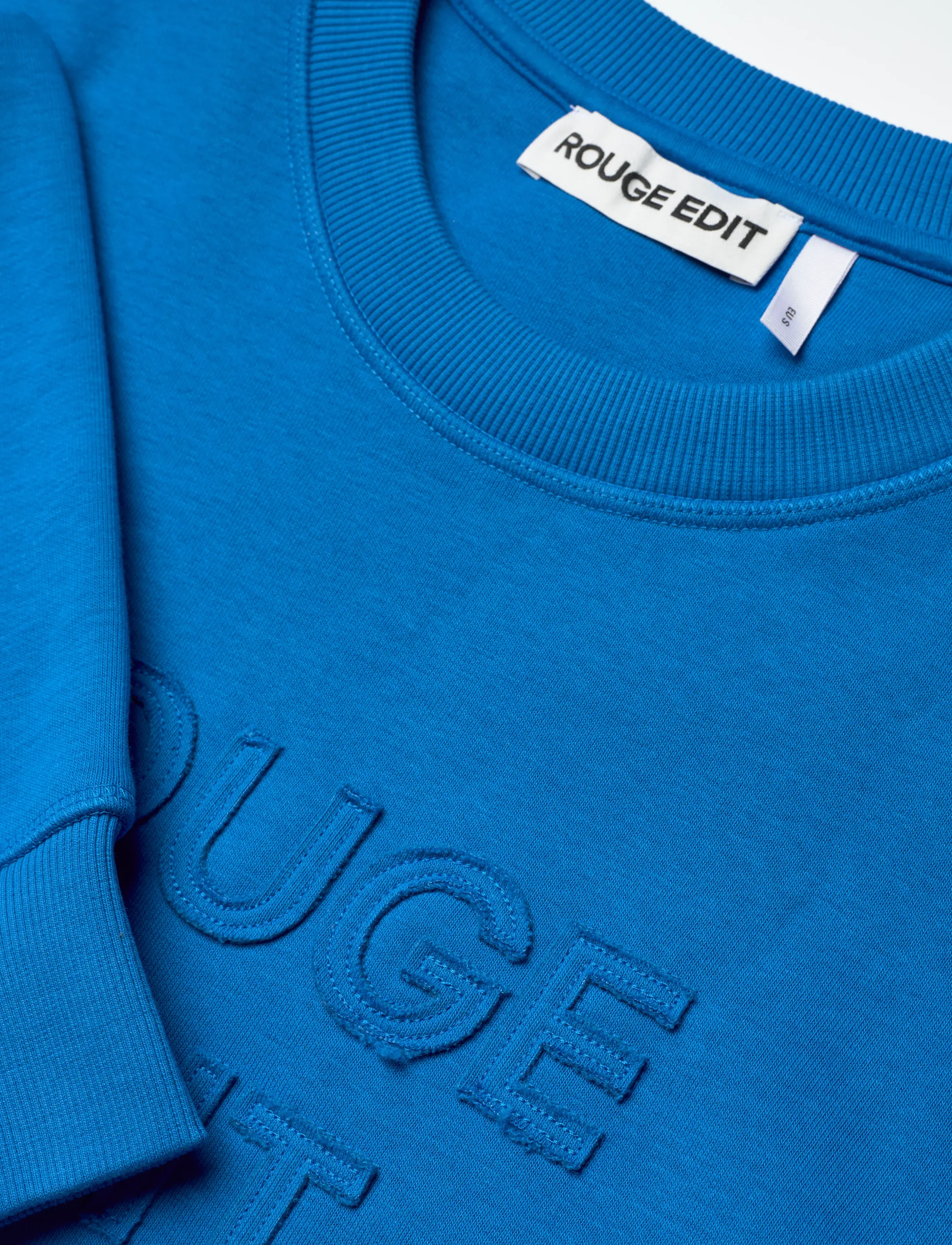 ROUGE EDIT - ROUFRIDA L/S O-NECK SWEAT/1 - hverdags stil - directoire blue - 5