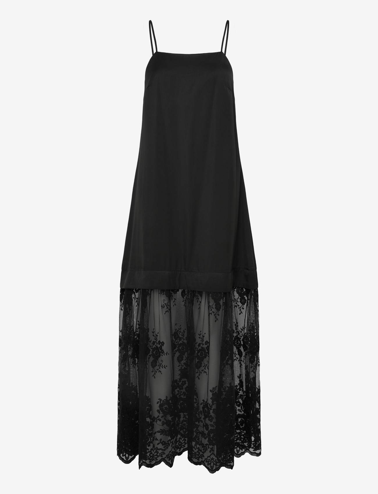 ROUGE EDIT - ROUVIOLET S/L MAXI DRESS/PF - blondekjoler - meteorite - 1