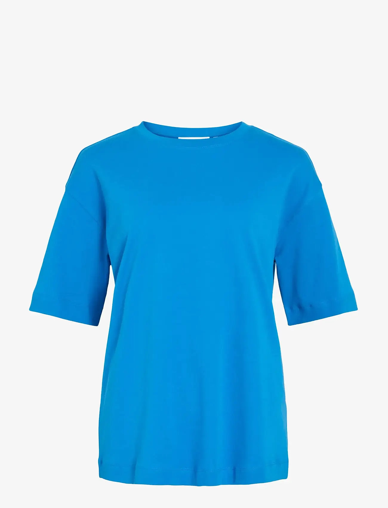 ROUGE EDIT - ROUNIMA 2/4 O-NECK OVERSIZED TEE - t-shirts - directoire blue - 1