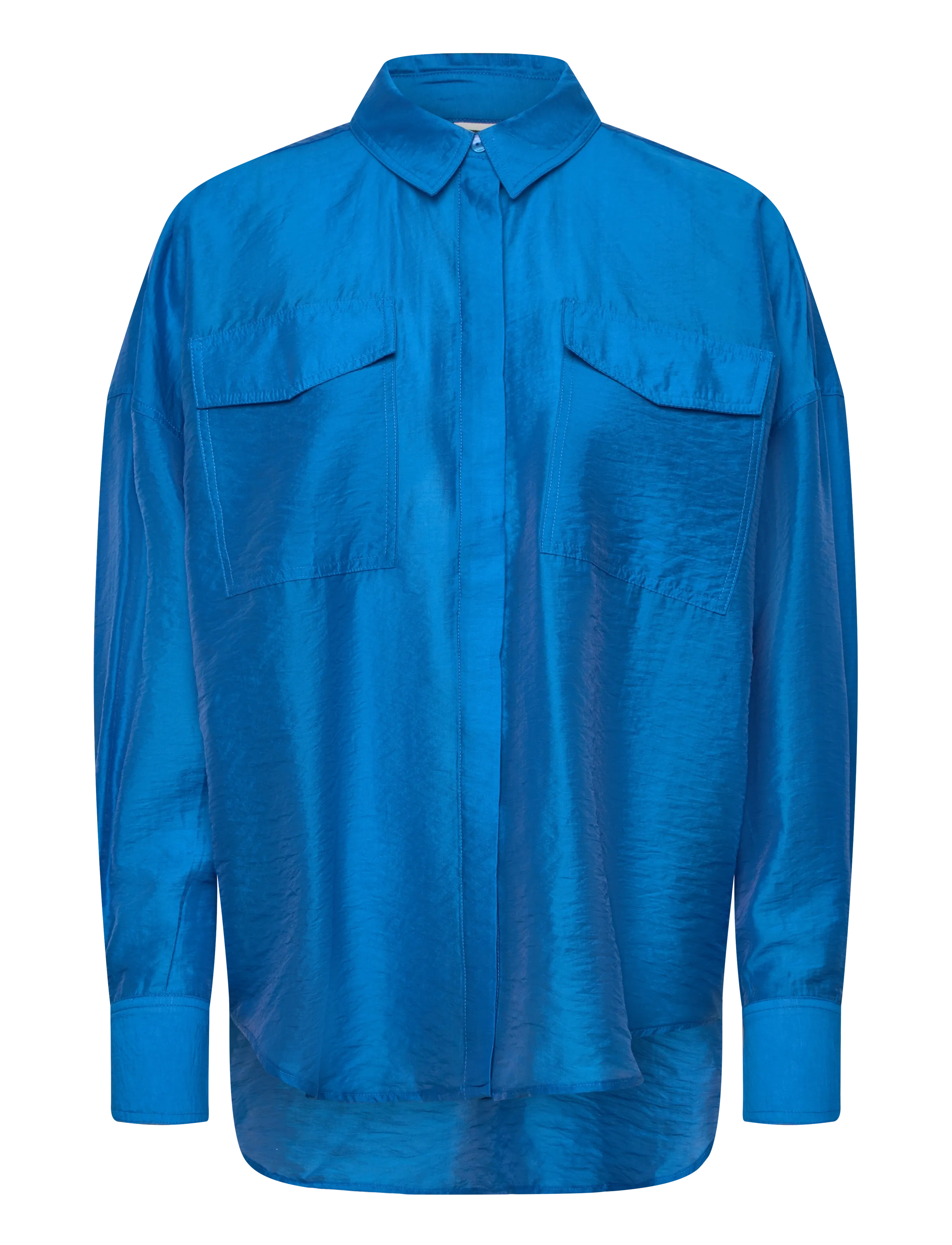 ROUGE EDIT ROUALININE L/S OVESIZED SHIRT - Transitional Layering - DIRECTOIRE BLUE / blue