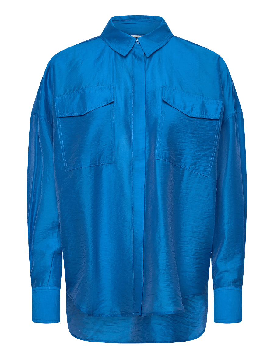 ROUGE EDIT - ROUALININE L/S OVESIZED SHIRT - chemises à manches longues - directoire blue - 1
