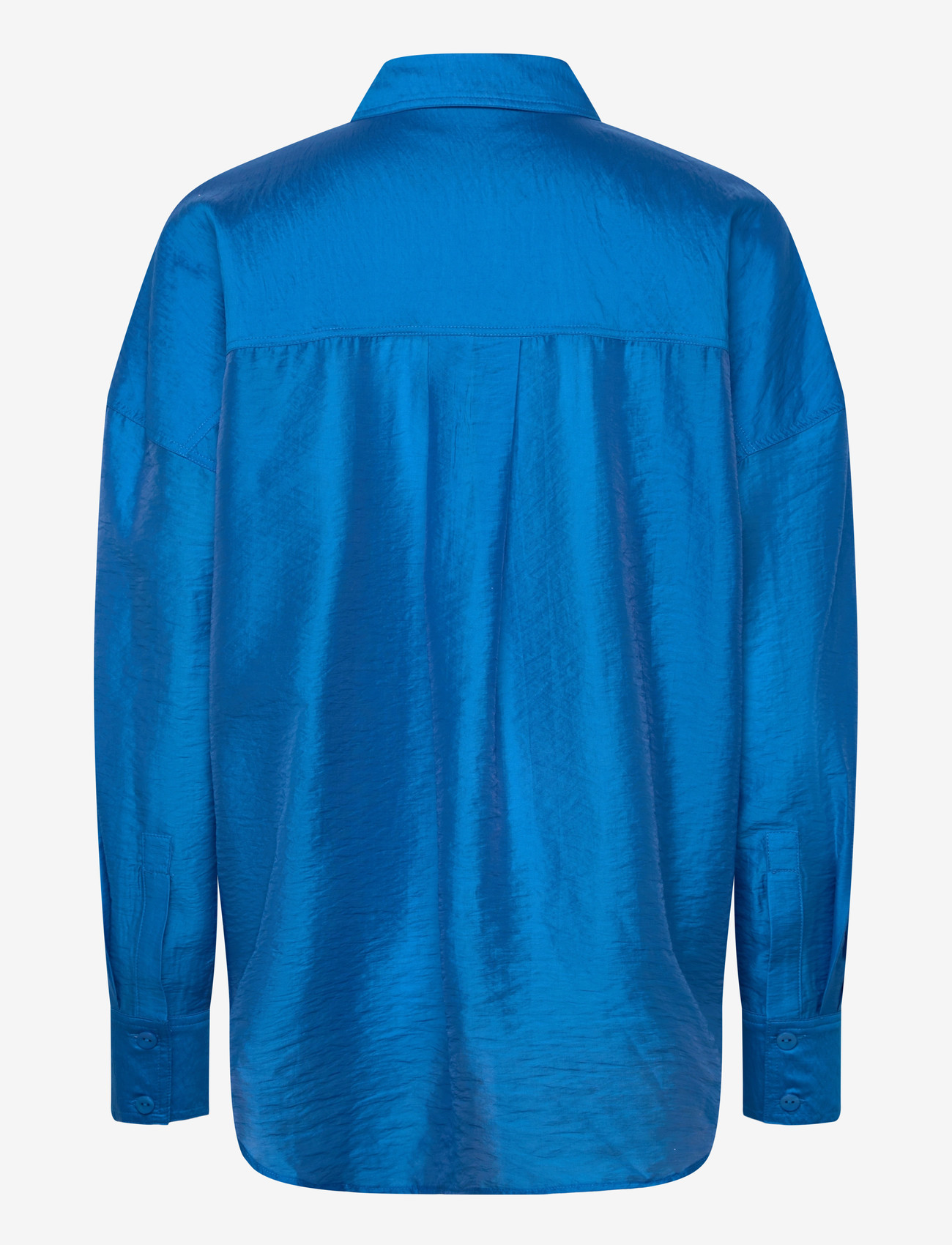 ROUGE EDIT - ROUALININE L/S OVESIZED SHIRT - long-sleeved shirts - directoire blue - 2