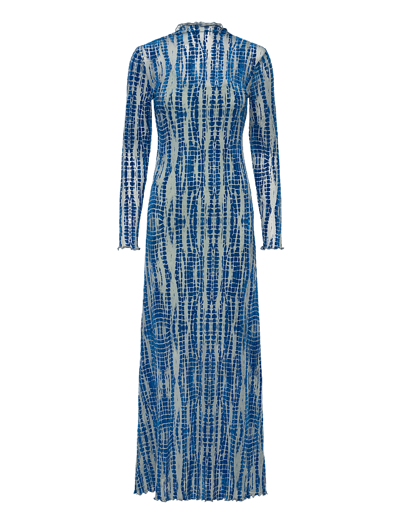 ROUGE EDIT - ROUMEENA L/S MAXI DRESS - fodralklänningar - directoire blue - 1