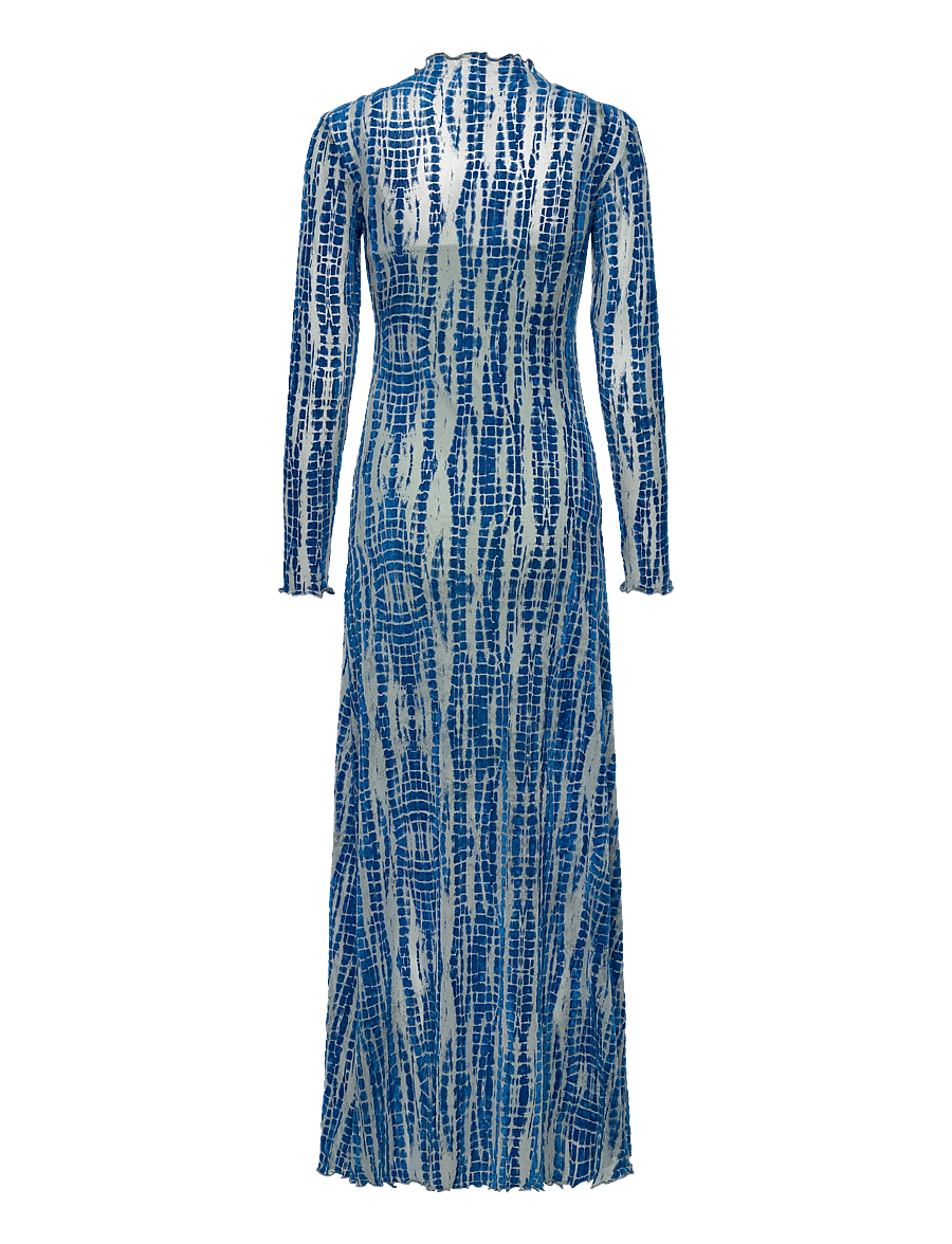 ROUGE EDIT - ROUMEENA L/S MAXI DRESS - directoire blue - 2