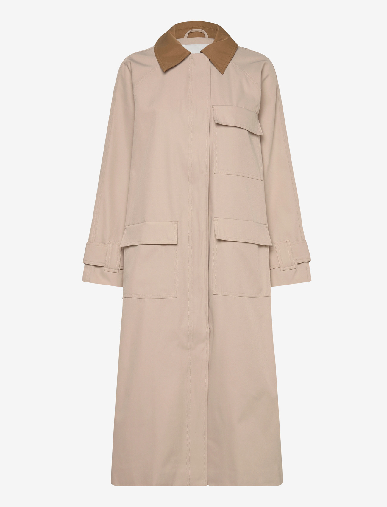 ROUGE EDIT - ROULIANNE L/S COAT - trenchcoats - feather gray - 0