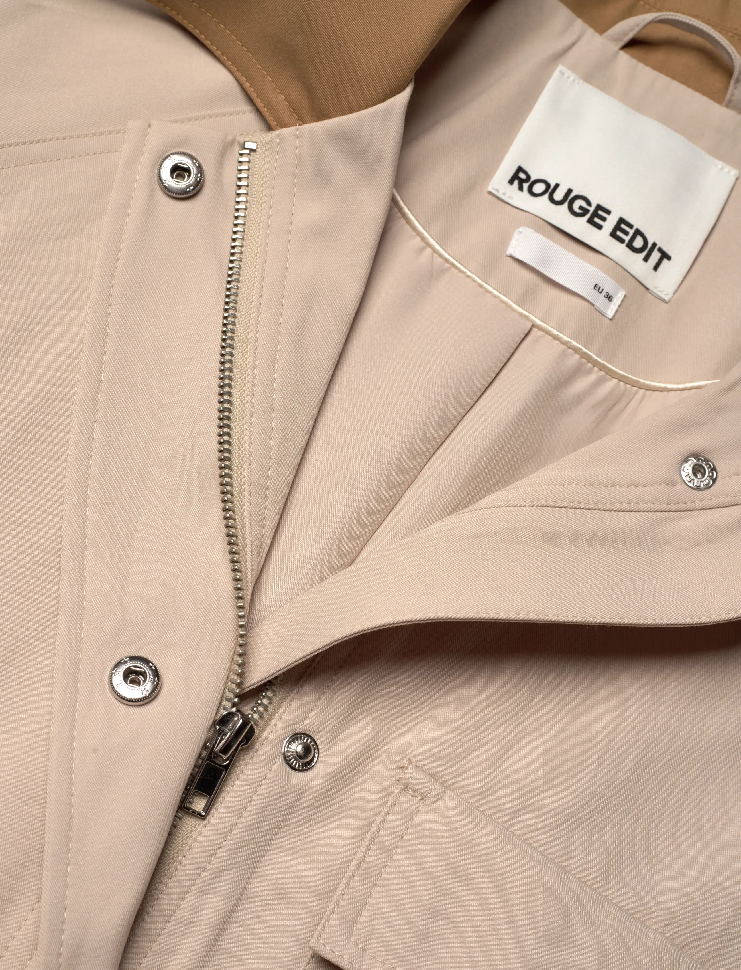 ROUGE EDIT - ROULIANNE L/S COAT - trenssit - feather gray - 2
