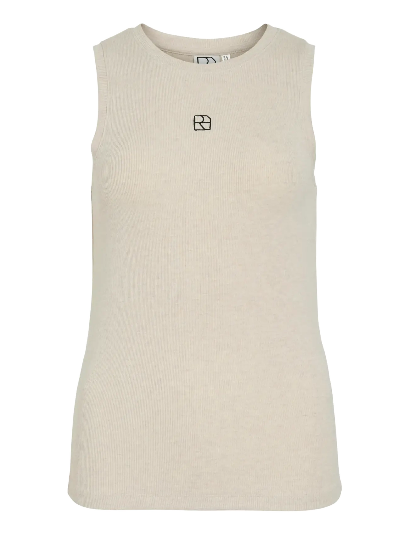 ROUGE EDIT ROUHELENAS TANK TOP - ROUGE EDIT - SUPER LIGHT NATURAL MELAN / cream