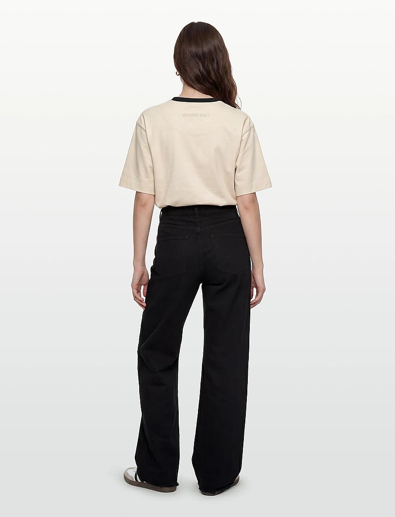 ROUGE EDIT - ROUNAOMI 2/4 O-NECK OVERSIZED TEE - t-shirts - birch - 4