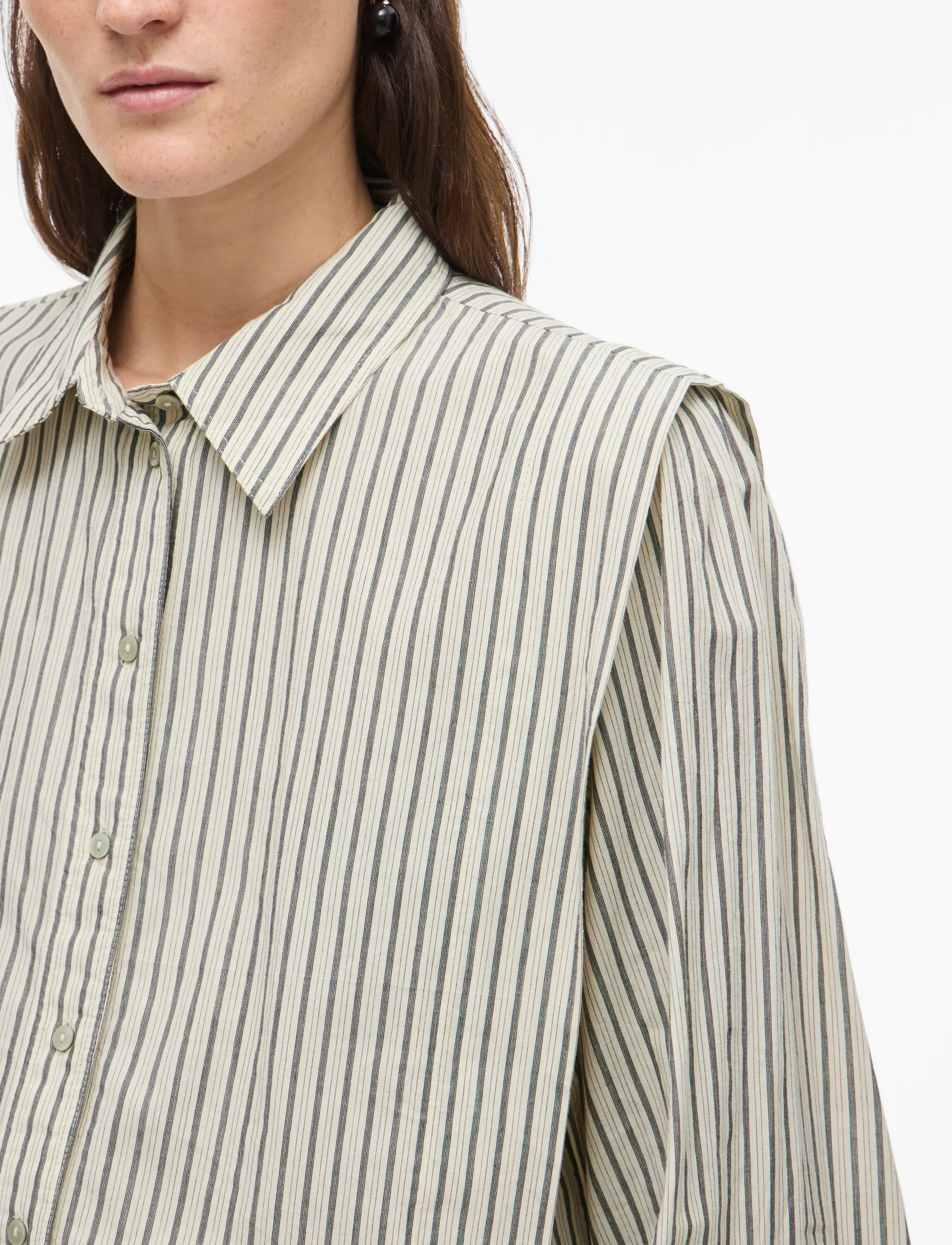 ROUGE EDIT ROUELLEN L/S SHIRT - Langärmlige Hemden - BIRCH / grey