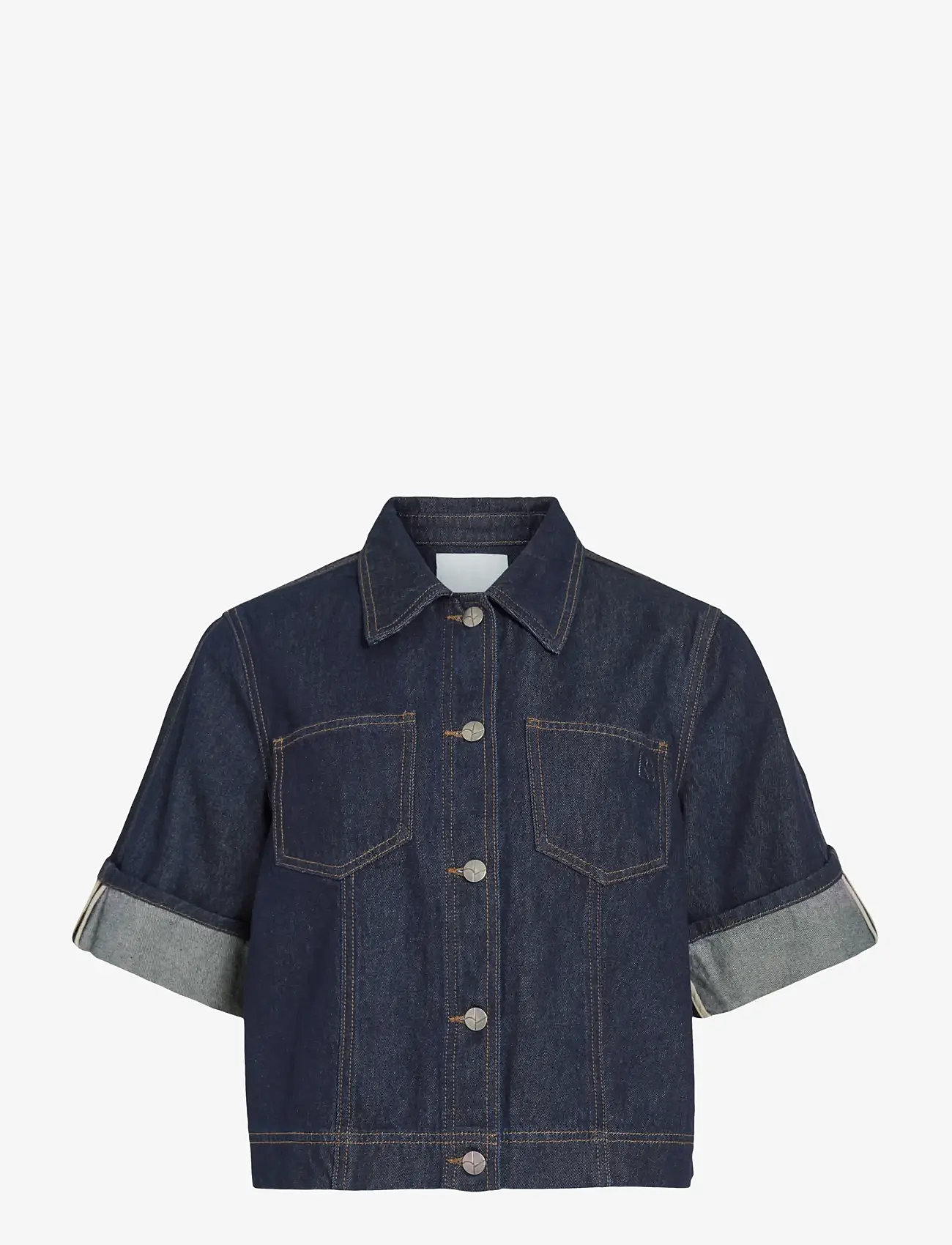 ROUGE EDIT - ROUMARTINE 2/4 DENIM SHIRT - jeanshemden - dark blue denim - 1