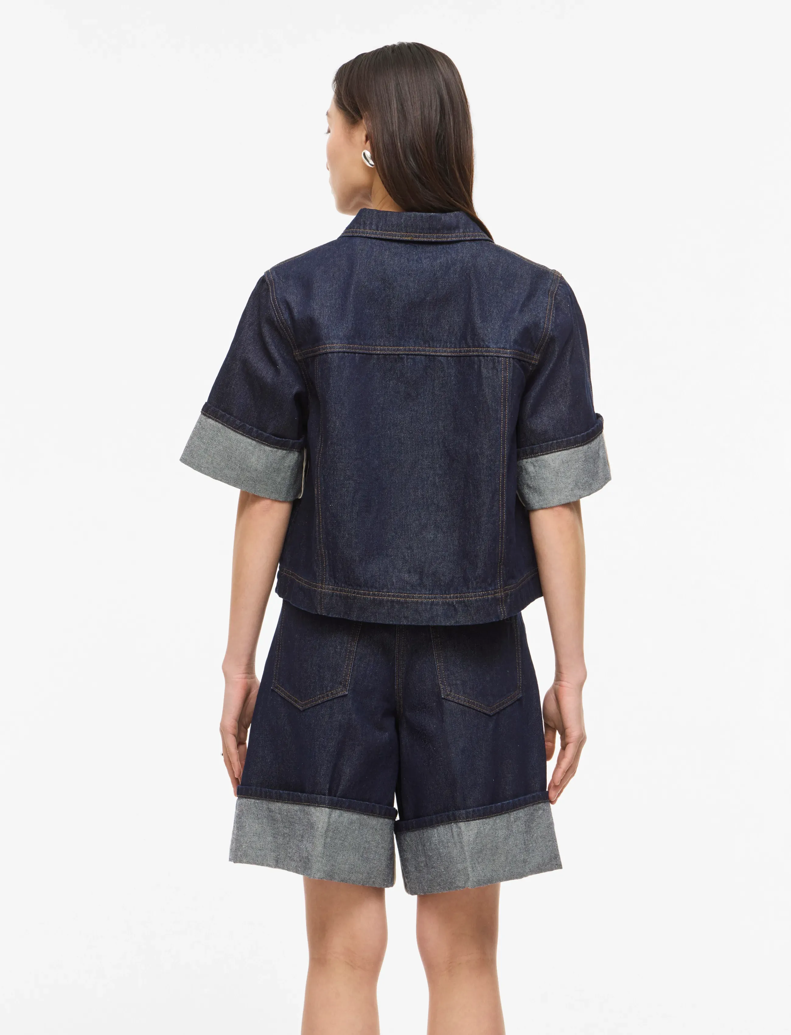 ROUGE EDIT - ROUMARTINE 2/4 DENIM SHIRT - jeanshemden - dark blue denim - 3
